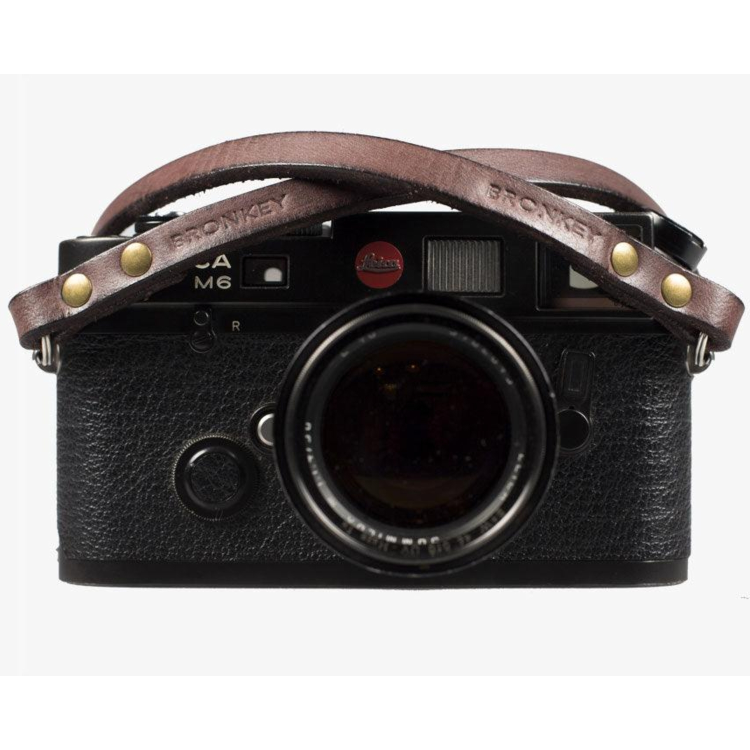 Bronkey Kameragurt Berlin #102 Leder 95cm braun