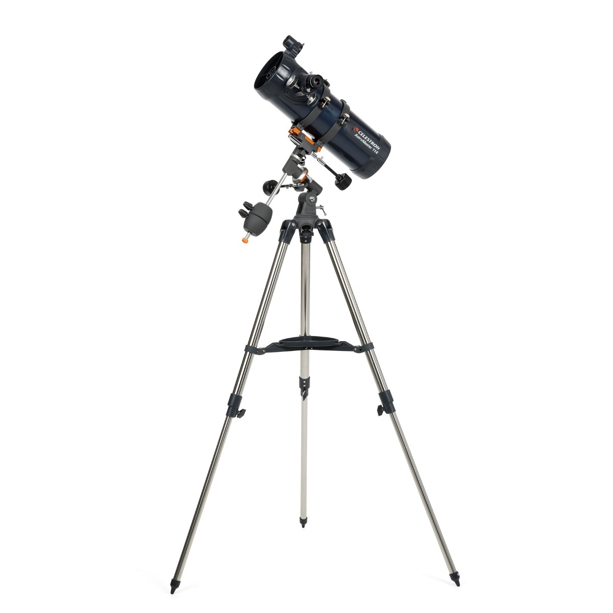 Celestron AstroMaster 114 EQ Newton MD inklusive Smartphone-Adapter