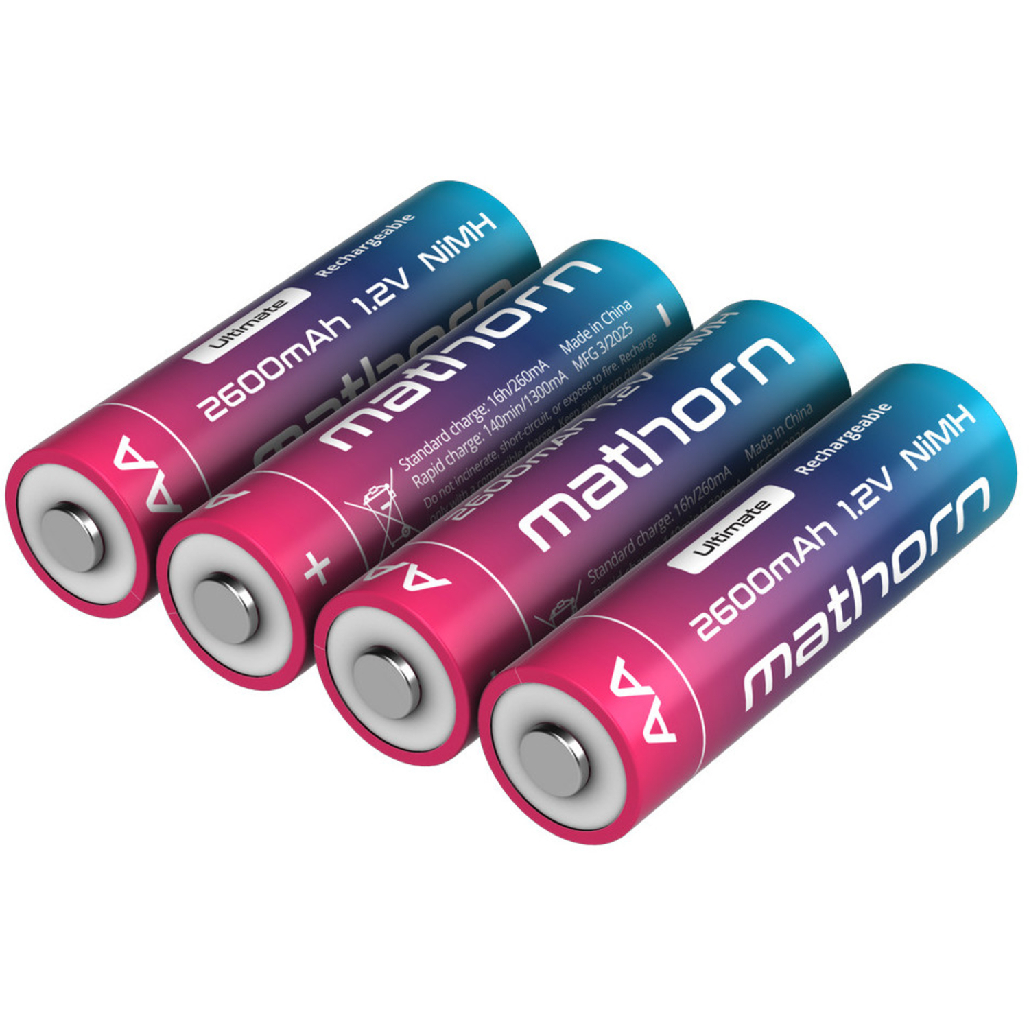 Mathorn Batterie Ultimate AA Ni-MH 1,2V 4er Pack