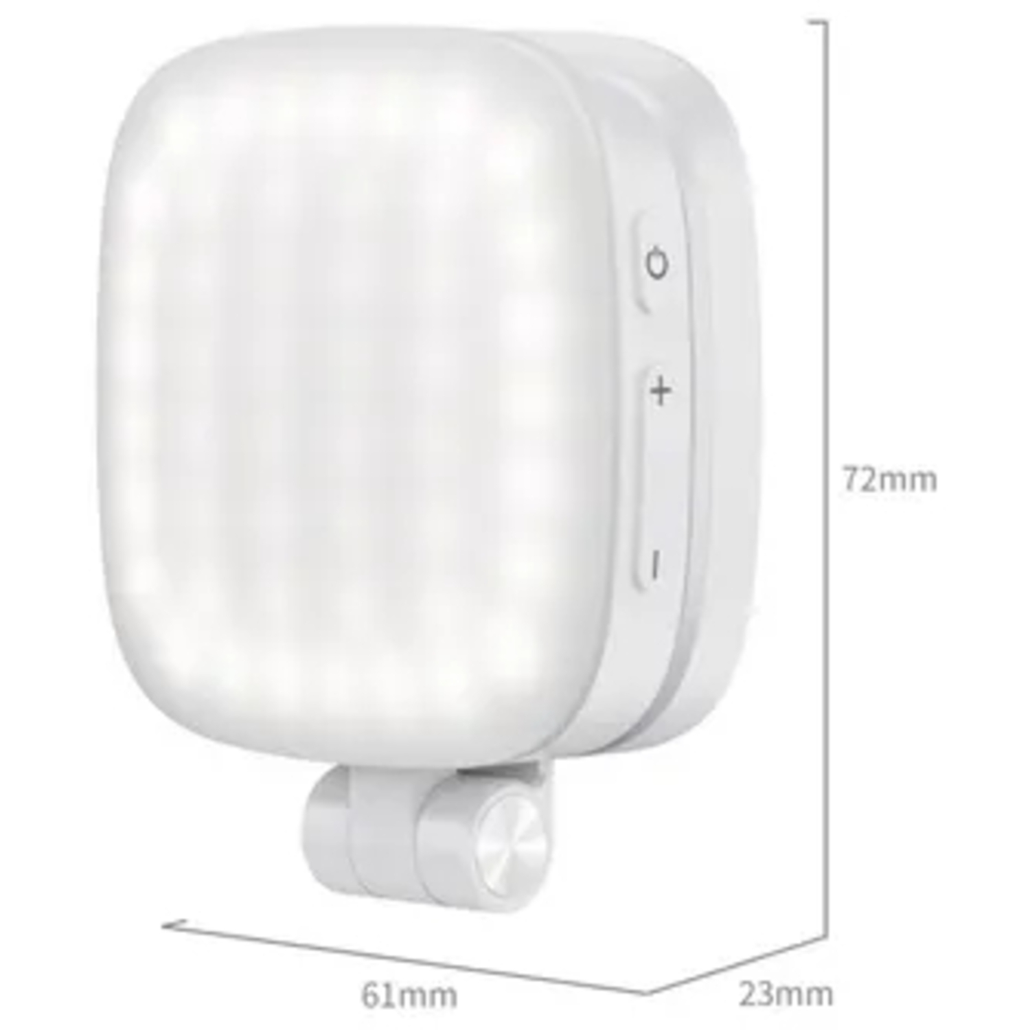 SmallRig 4933 Abnehmbare Handy-LED-Videoleuchte Weiß