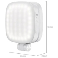 SmallRig 4933 Abnehmbare Handy-LED-Videoleuchte Weiß