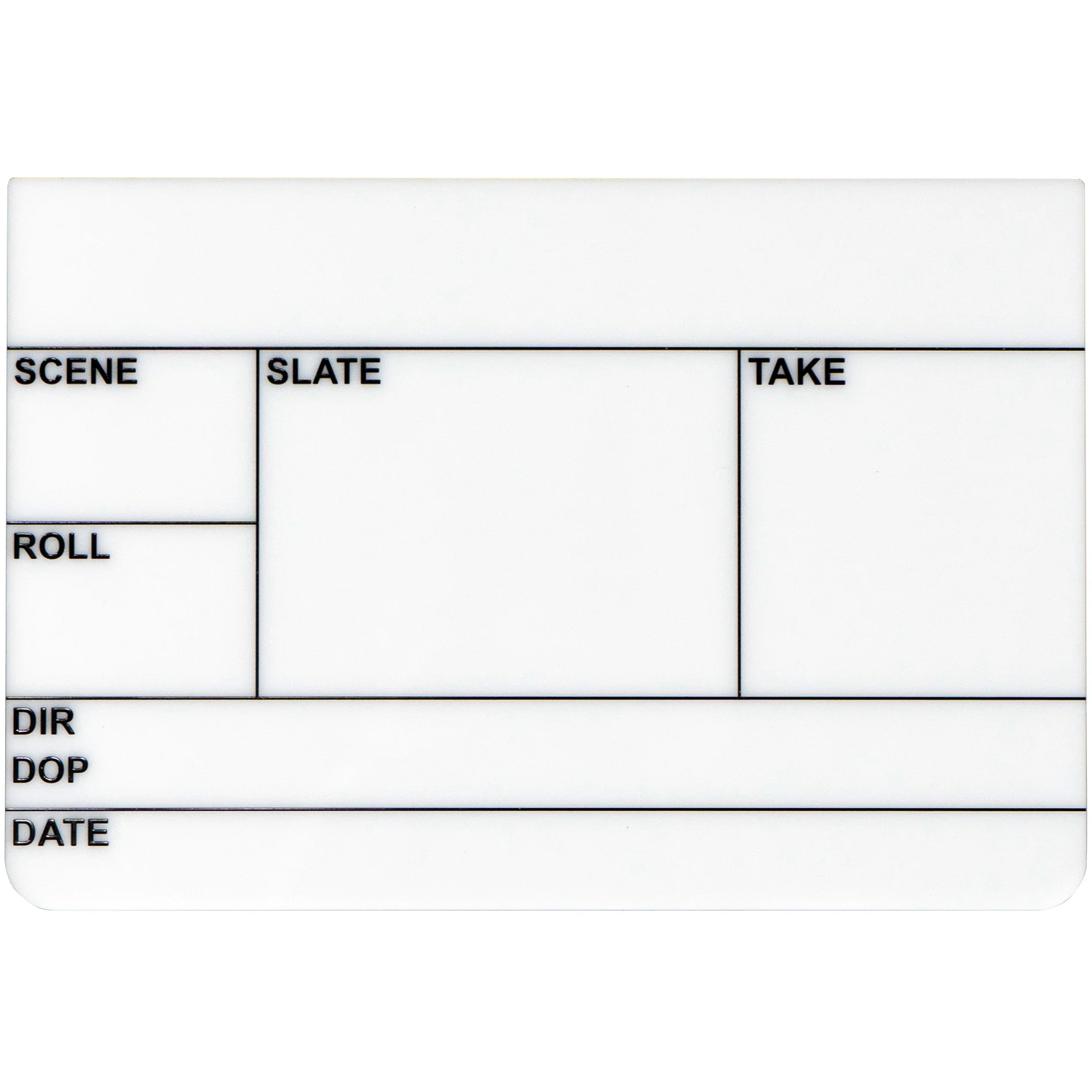 Filmsticks Acrylplatte UK/EU Layout, Medium