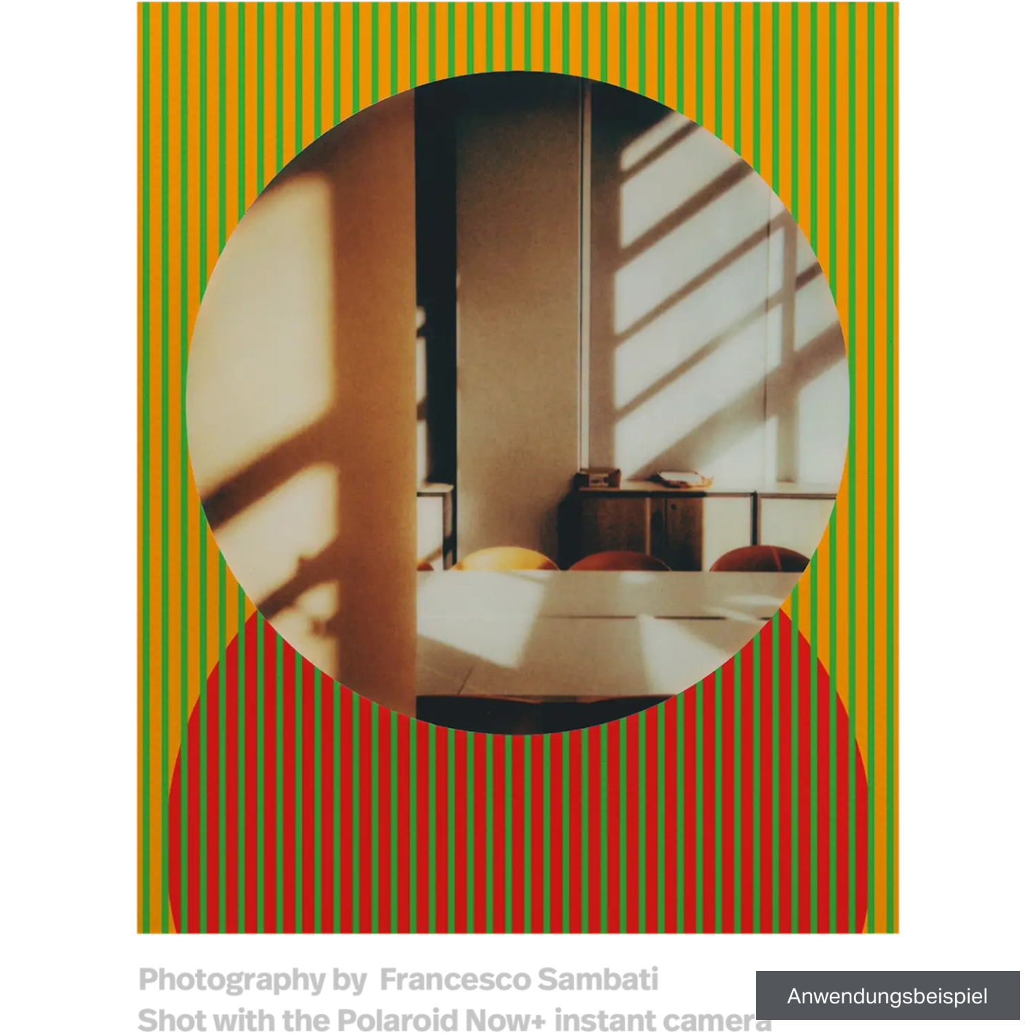 Polaroid i-Type Color Film RoundFrame Retinex Doppelpack
