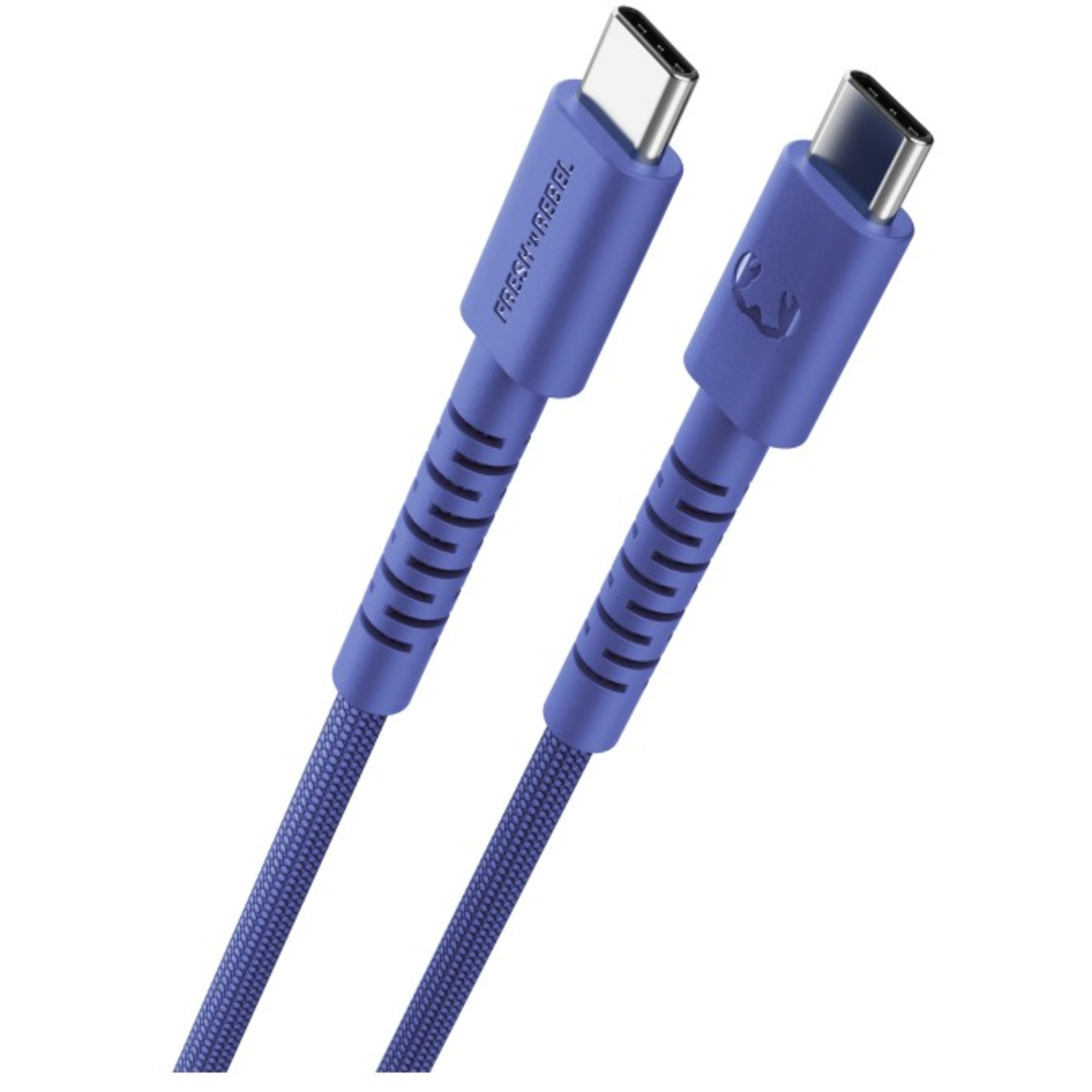 Fresh 'n Rebel Kabel FlexWave USB-C zu USB-C 100W True Blue 2m