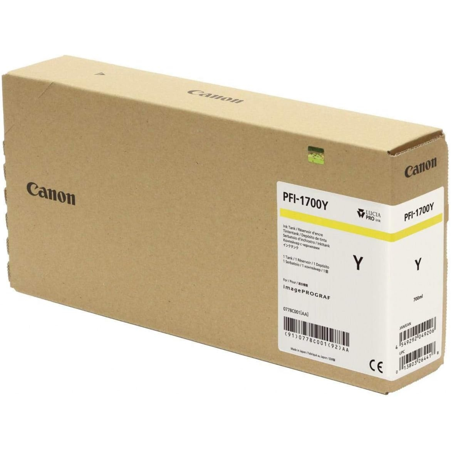 Canon Tinte PFI-1700 Yellow 700ml für imagePROGRAF PRO-2000 bis PRO-6000S