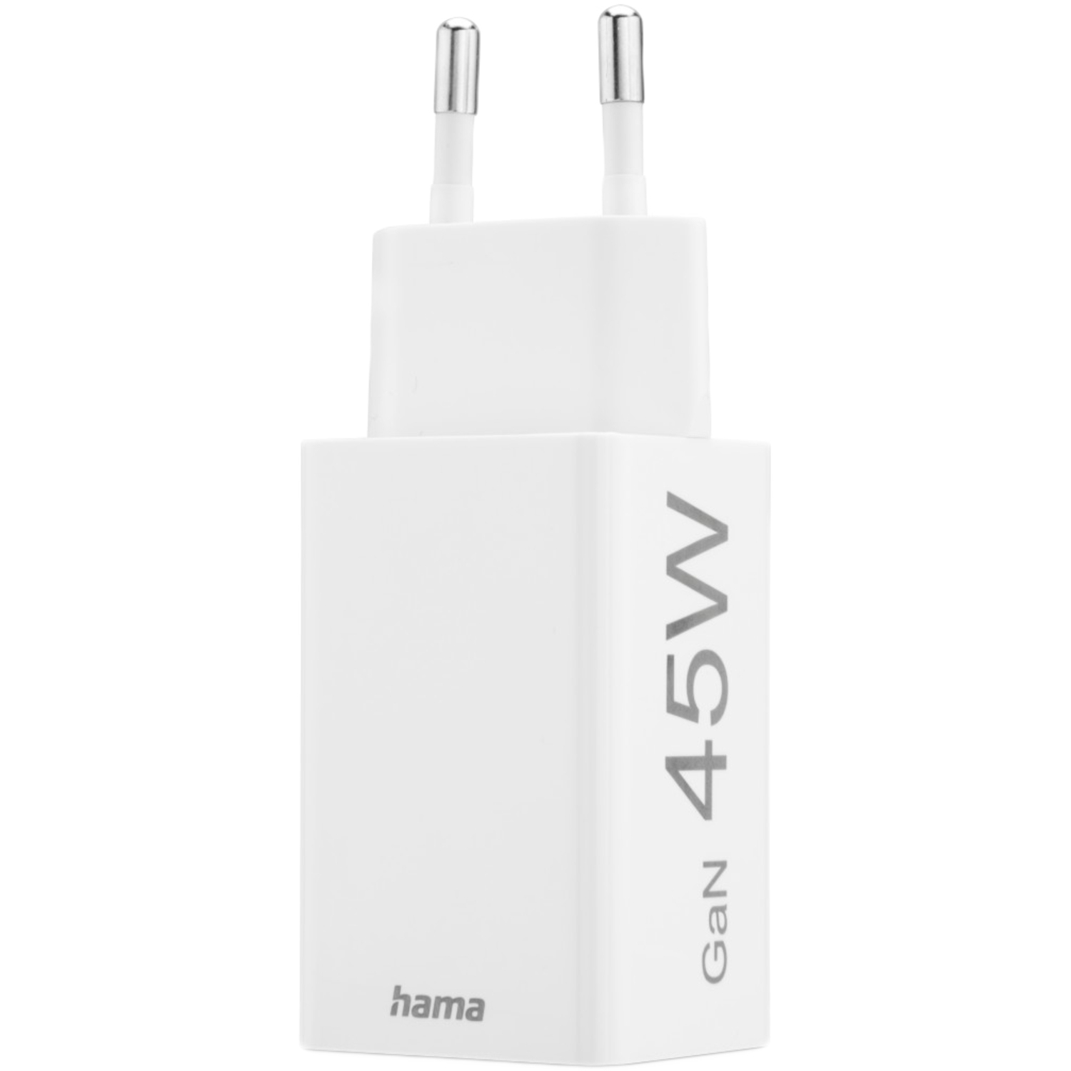Hama Mini-Schnellladegerät USB-C und USB-A 45W weiß