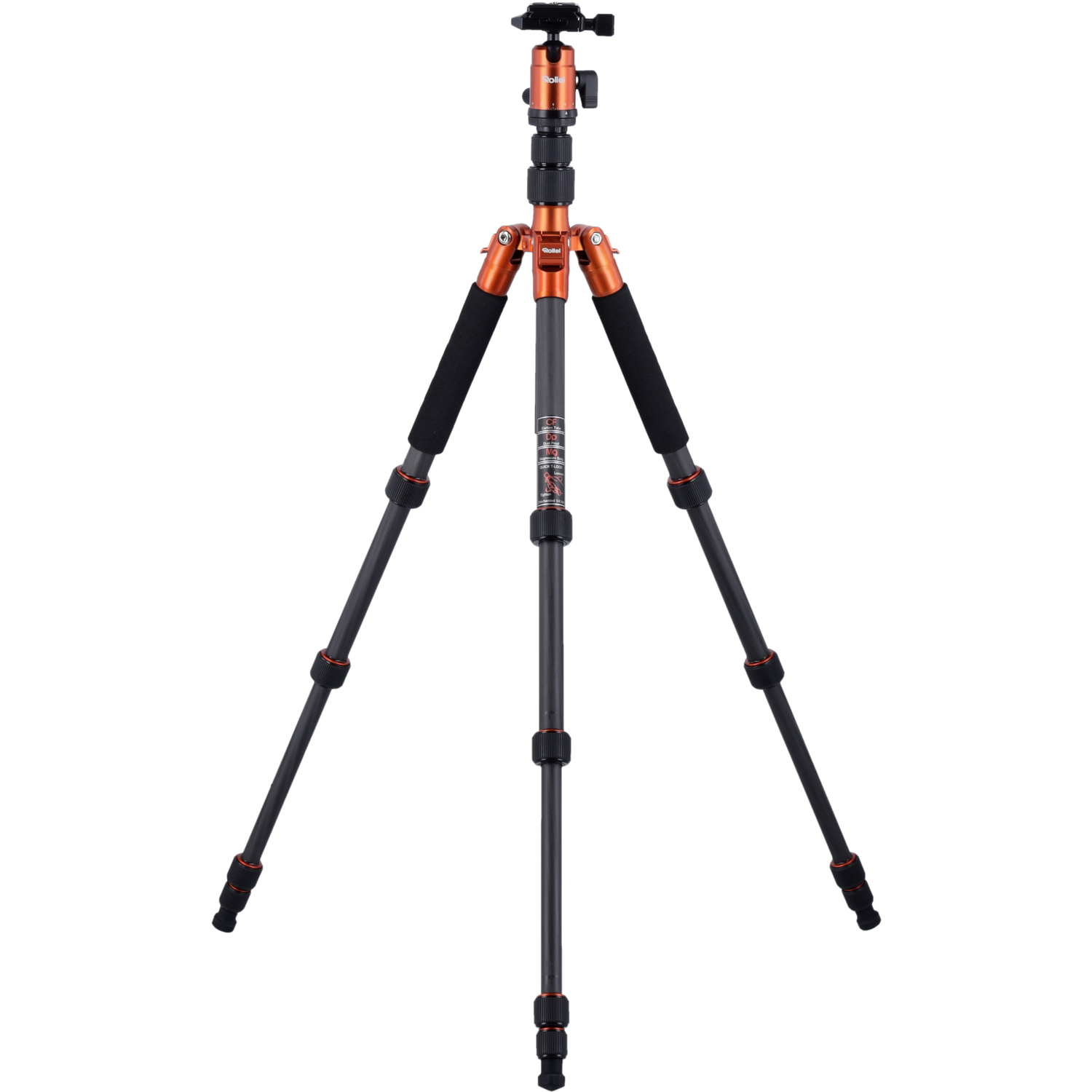 Rollei Stativ Compact Traveler No. 1 Carbon orange