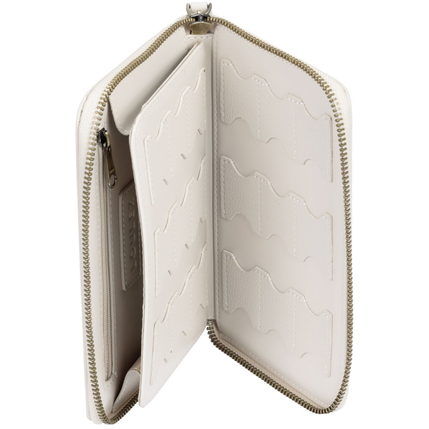 LOULEX Speicherkartenetui SD-Wallet beige für SD-Karten