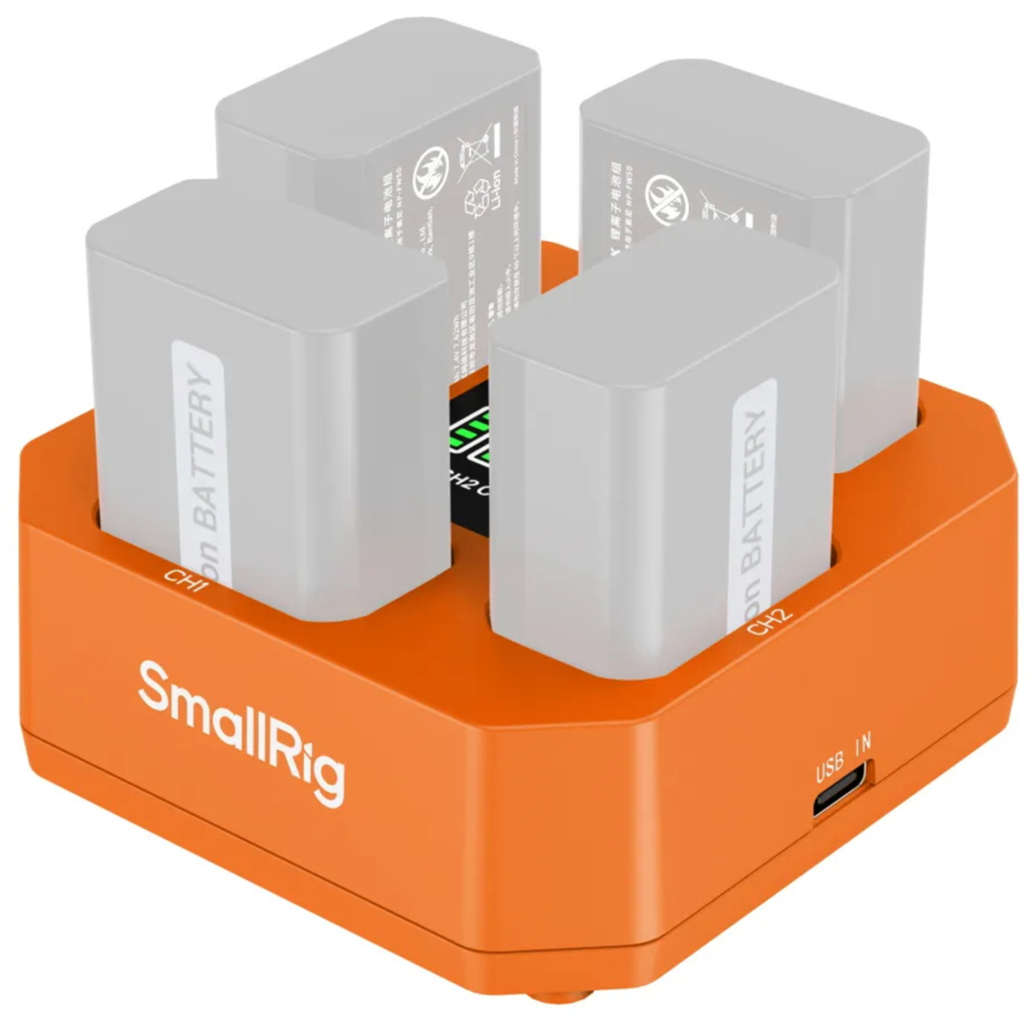 SmallRig Vierkanal-Ladegerät 5749 für NP-FW50