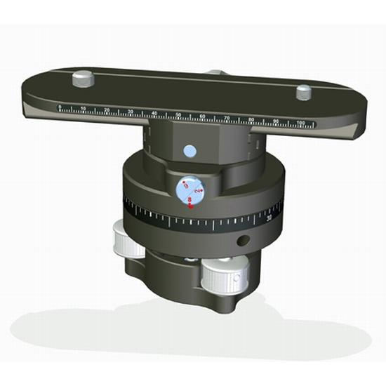 Cambo levelling head + QR plate 1/4-3/8