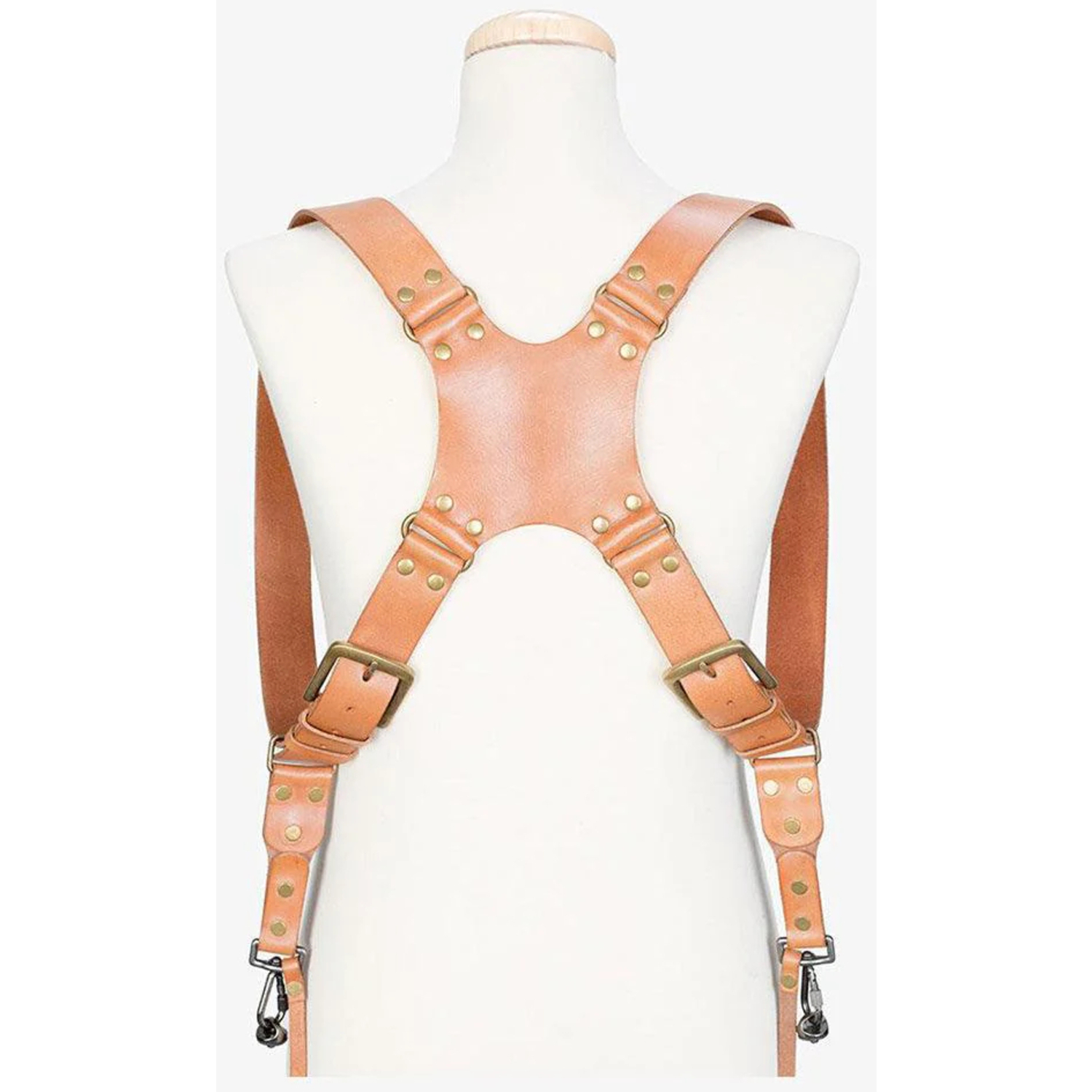 Bronkey Doppel-Kameragurt Berlin #503 Leder Tanned