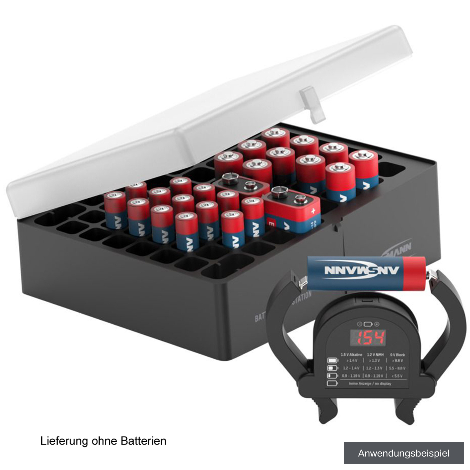 Ansmann Batteriebox 52 mit Batterietester