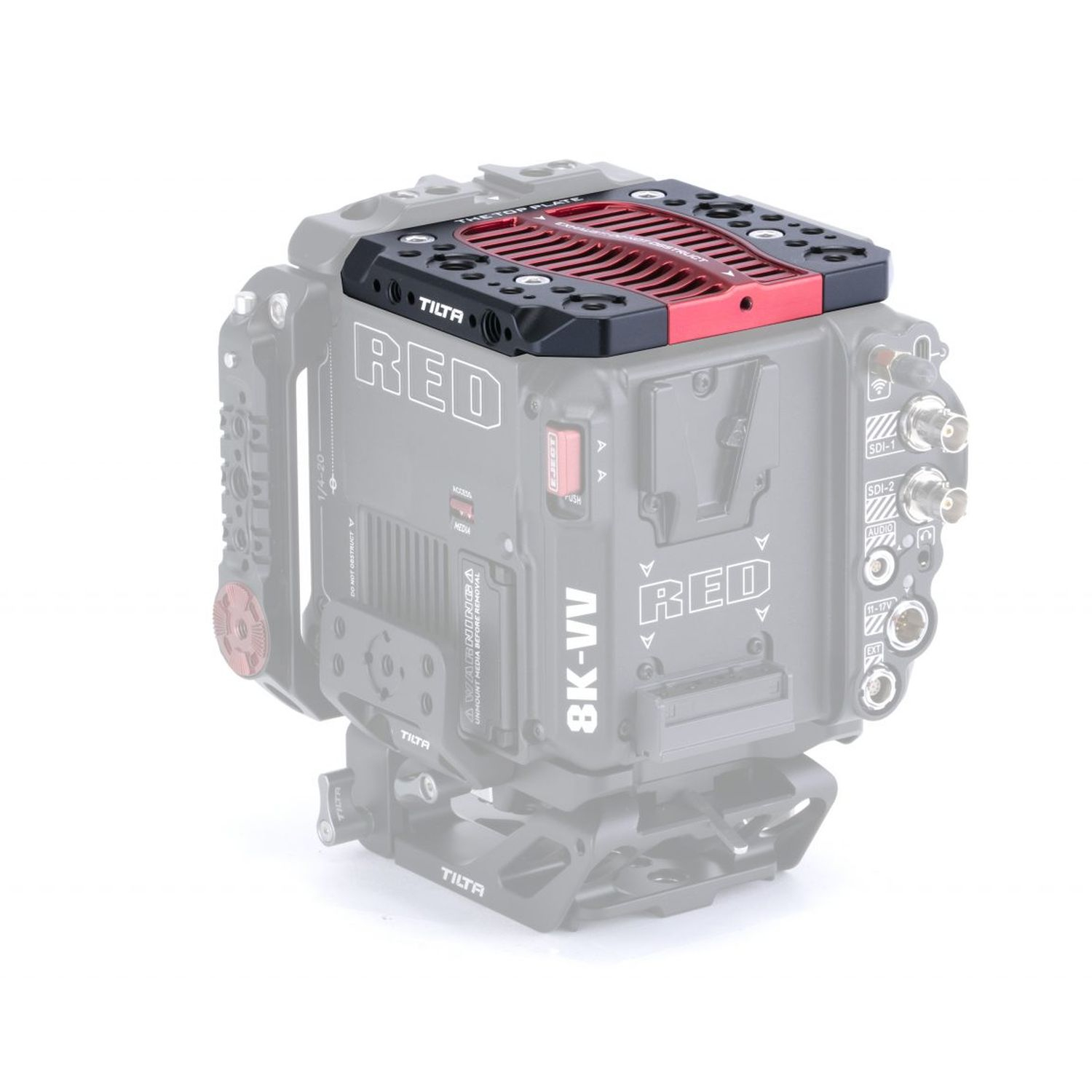 Tilta ESR-T08-RTP hintere Deckplatte für RED V-RAPTOR