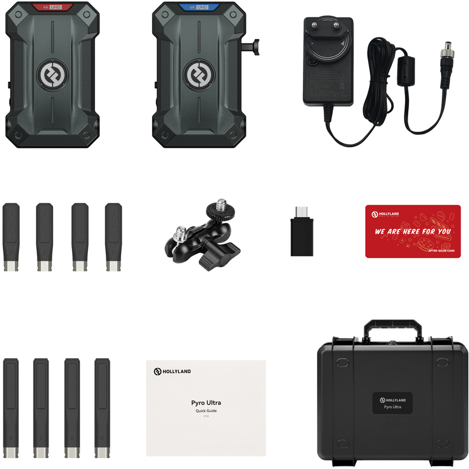 Hollyland Pyro Ultra 1TX und 1RX Wireless Video Transmission System