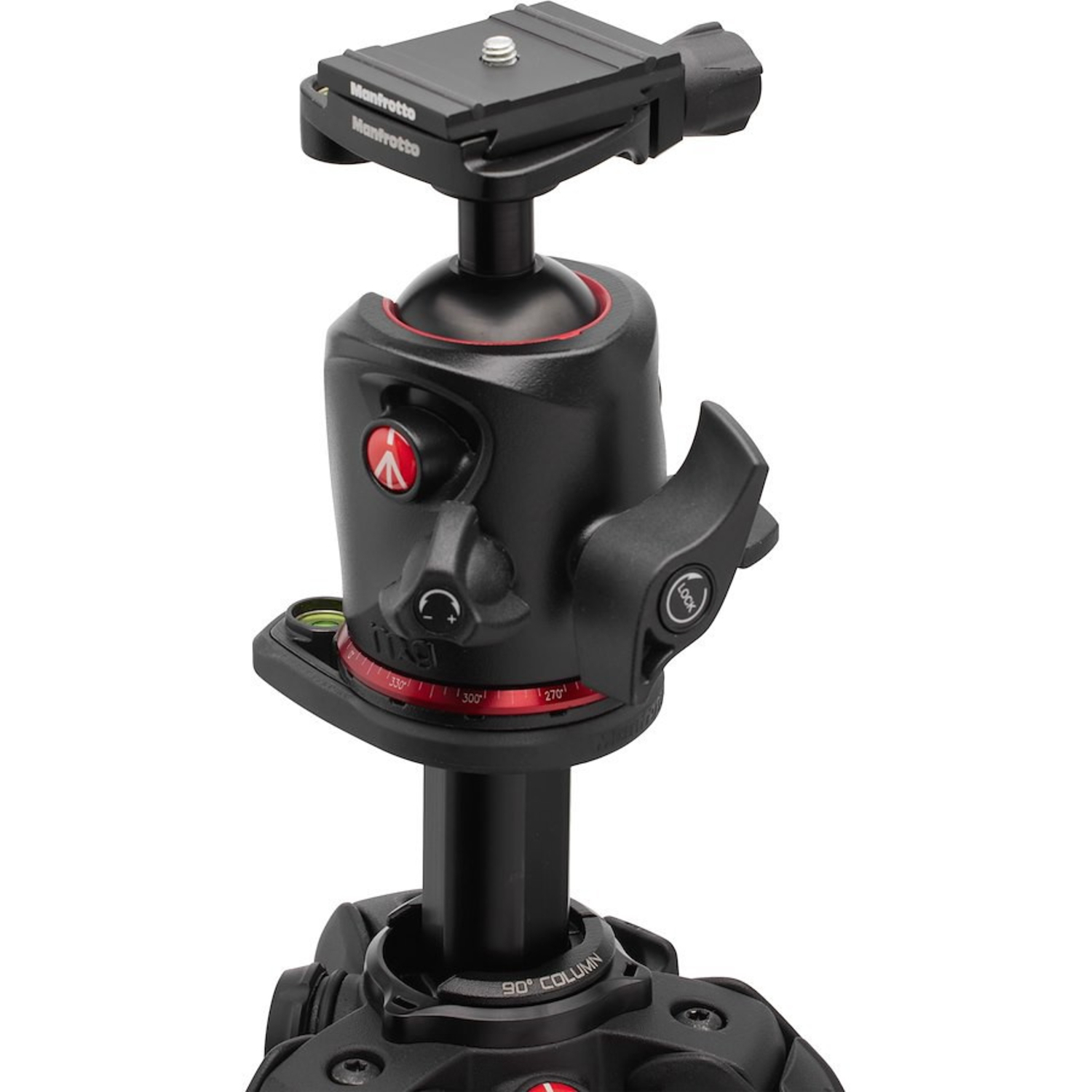 Manfrotto 055XPRO AS Carbonfaser-Stativ-Set mit Kugelkopf