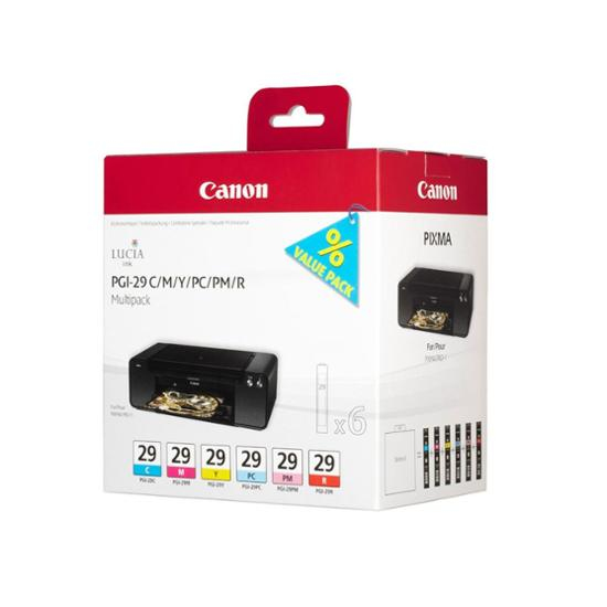 Canon Tinte PGI-29 C/M/Y/PC/PM/R Multipack