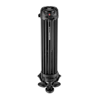 Manfrotto Alu Doppelrohr-Videostativ mit Mittelspinne