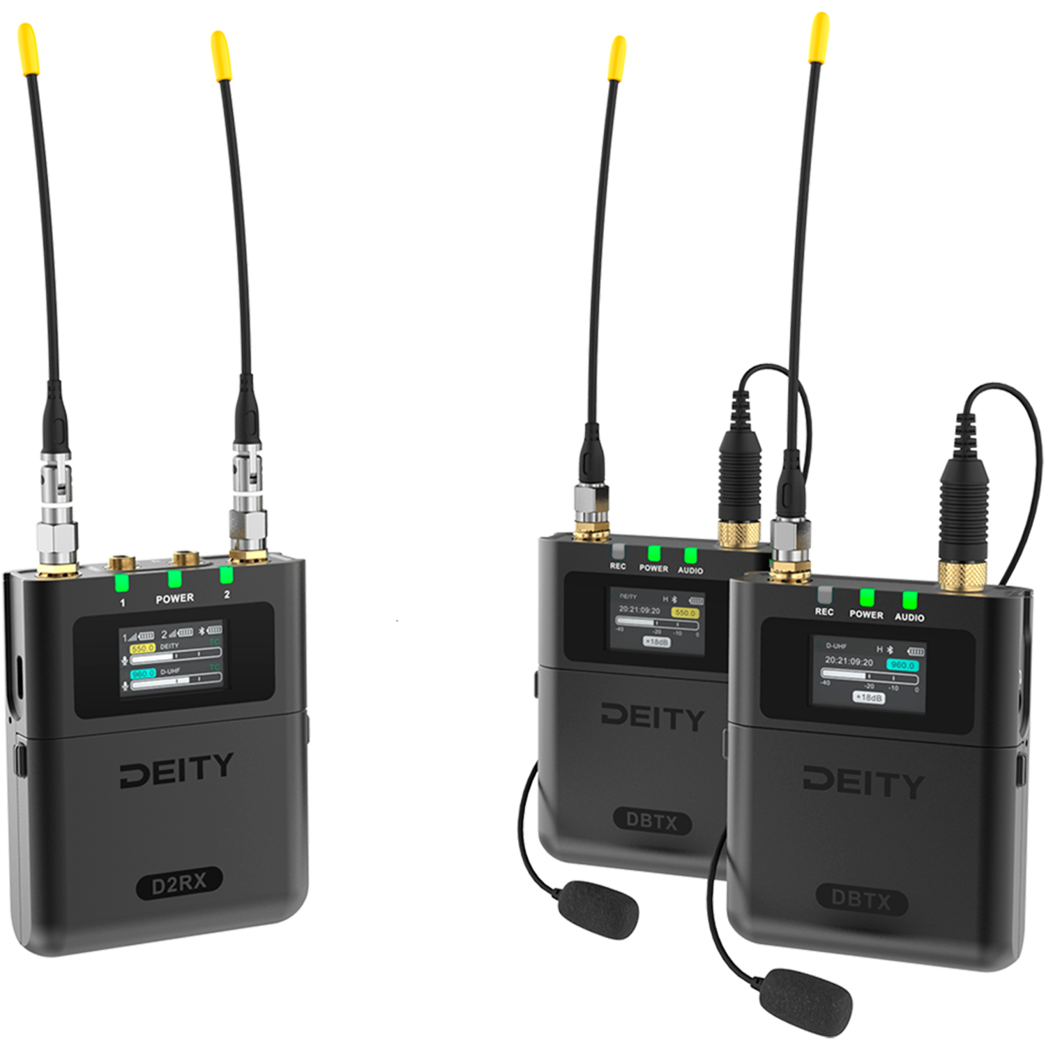 Deity D-UHF-Funksystem THEOS Digital Wireless 2ch Kit global version
