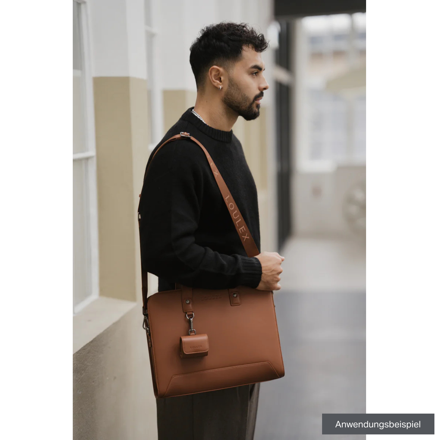 LOULEX Briefcase braun