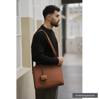 LOULEX Briefcase braun