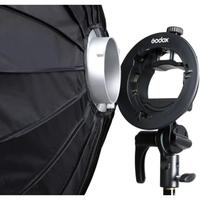 Godox S2 Halterung Bowens + Softbox 60x60cm