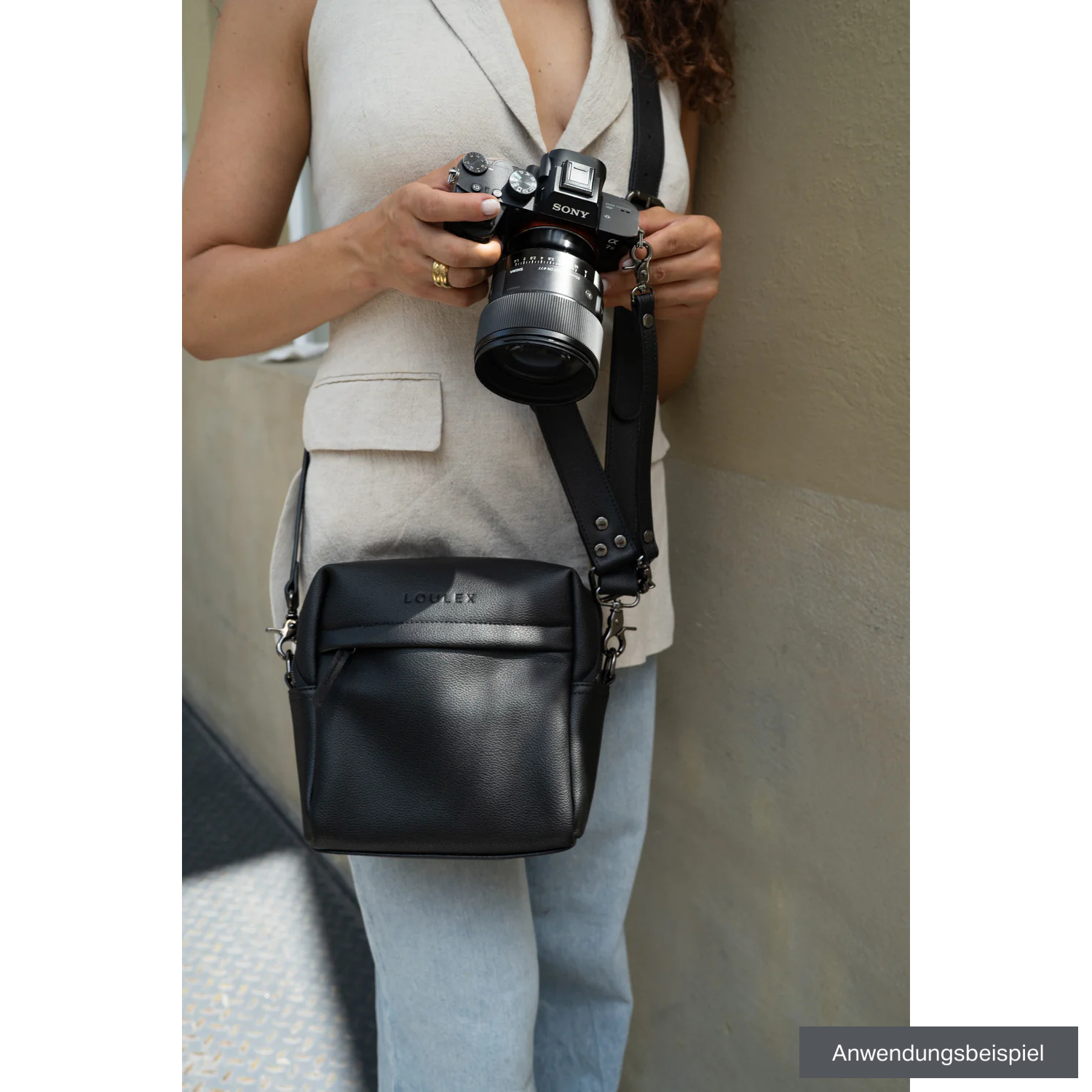 LOULEX Umhängetasche Organizer Bag M 6,1L schwarz