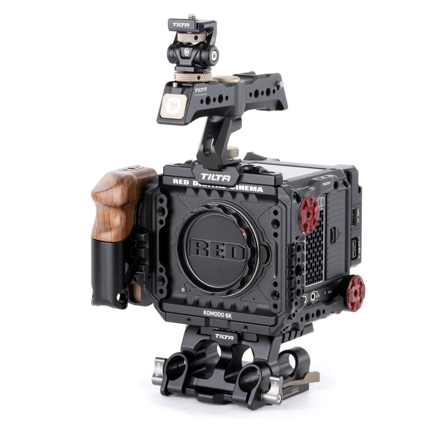 Tilta TA-T08-EAB-B drehbares RED Komodo Kit E Schwarz Gold Mount