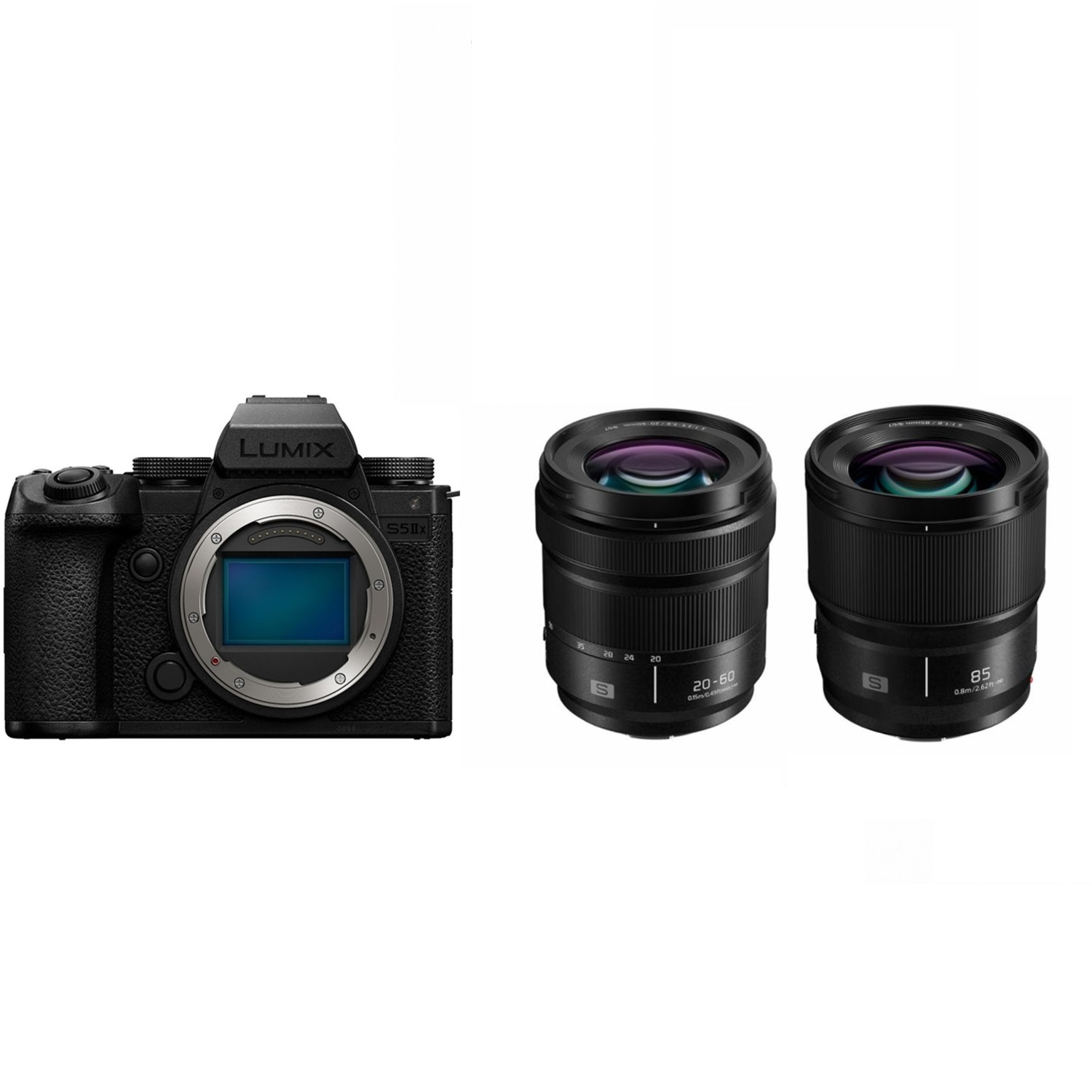 Panasonic LUMIX DC-S5IIX mit LUMIX S 20-60mm F3.5-5.6 und LUMIX S 85mm F1.8