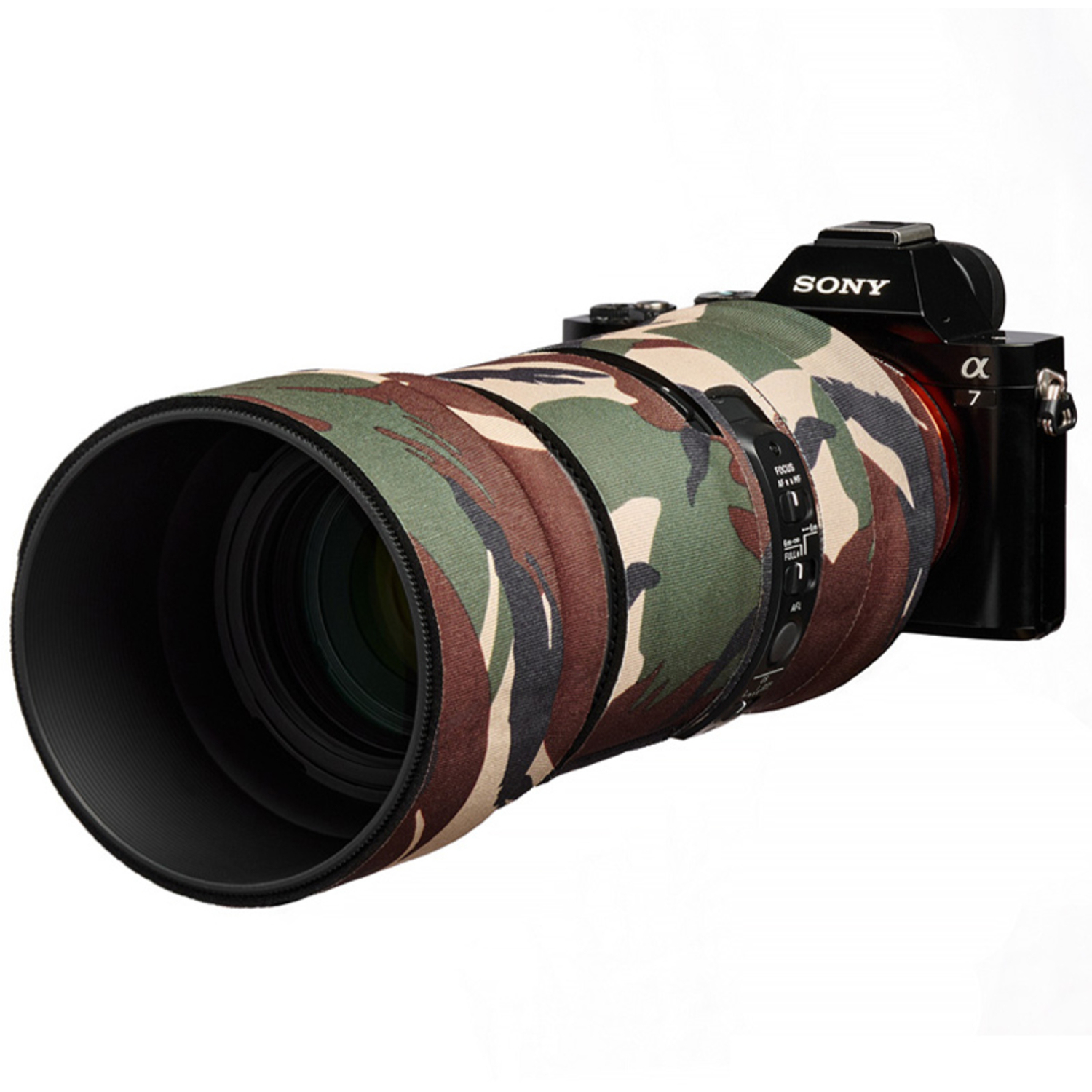 easyCover Lens Oak Objektivschutz für Sigma 100-400mm F5-6.3 DG DN OS Grün Camouflage