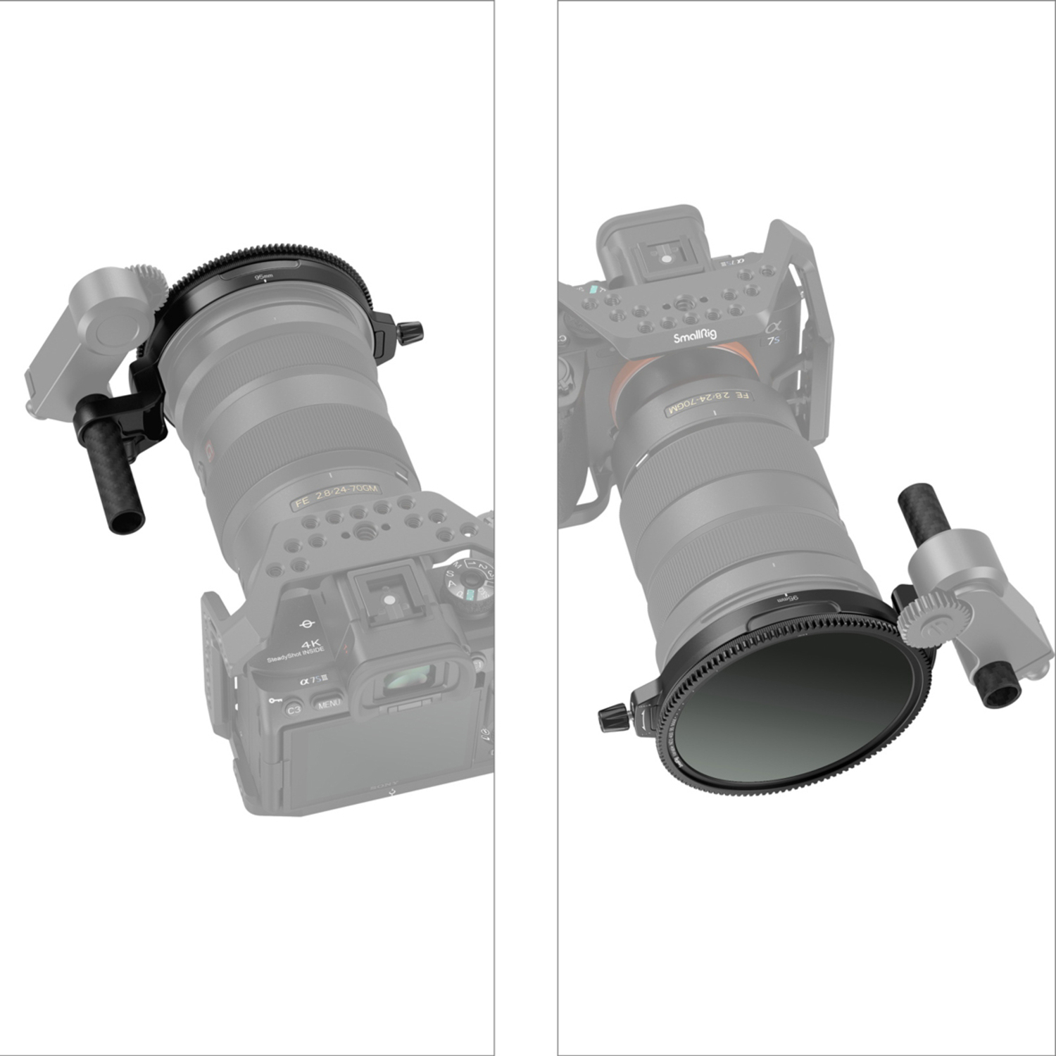 SmallRig CPL-ND Filter 3864 95mm mit Stangenklemme