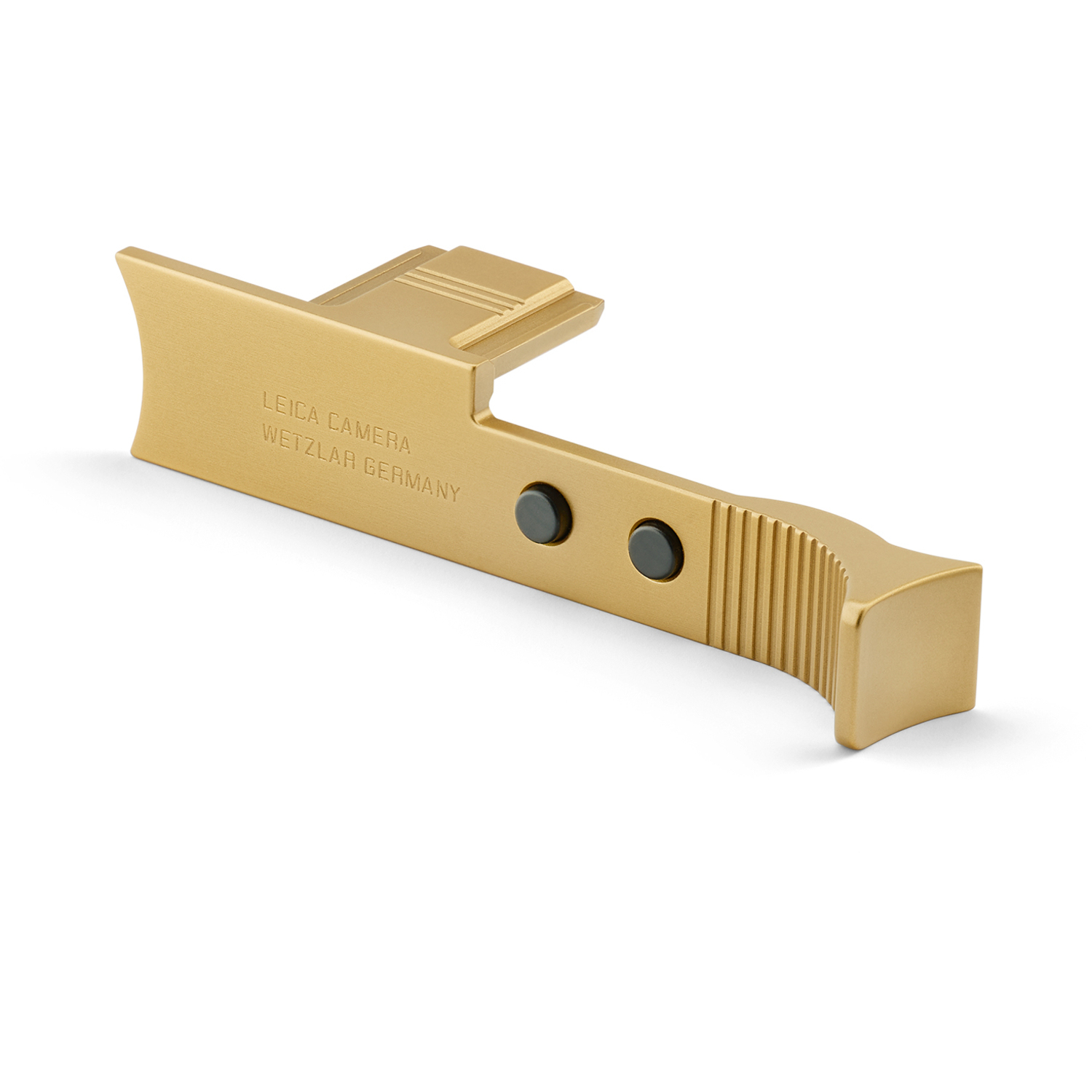 Leica Daumenstütze Q3, Messing, gestrahlt