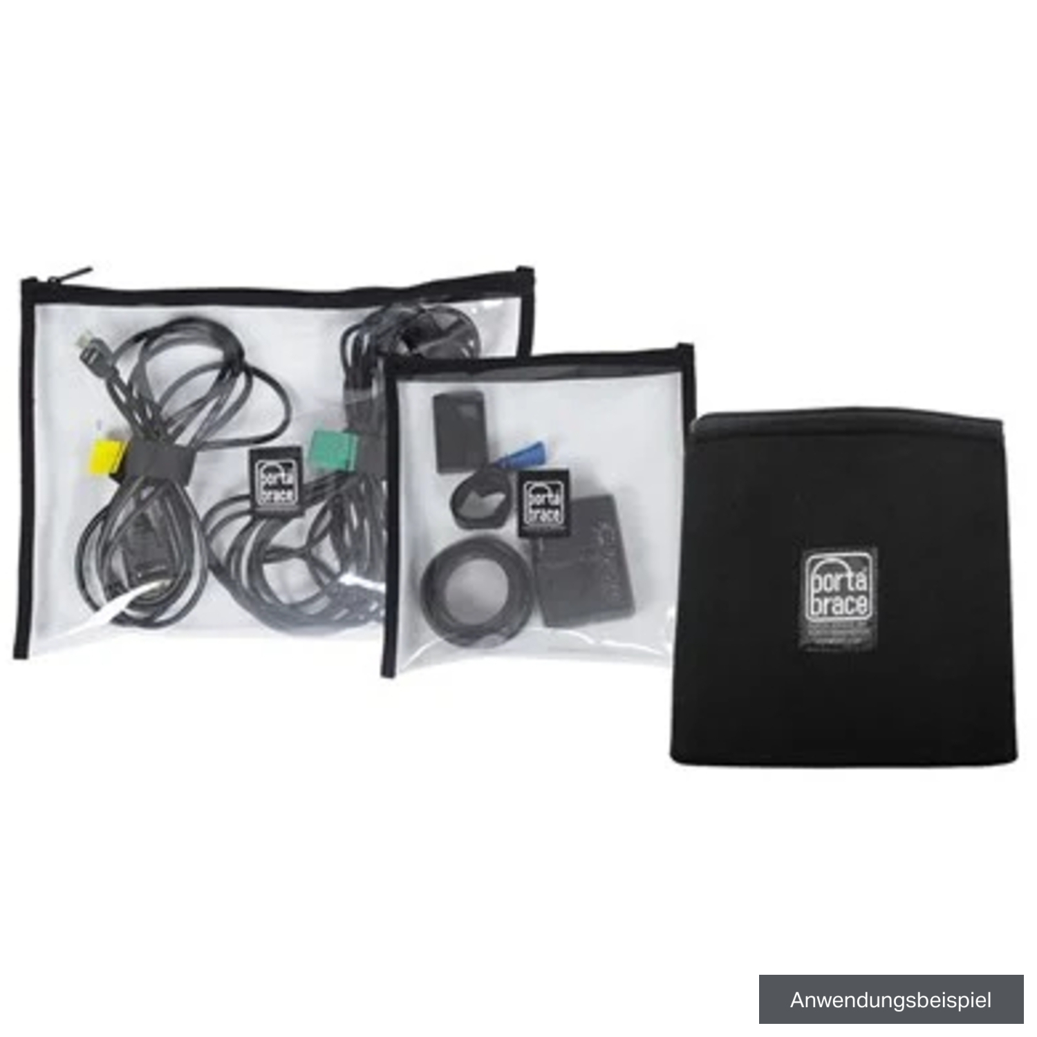 Porta Brace Pouch-Clearset 2er Set Vinyltaschen