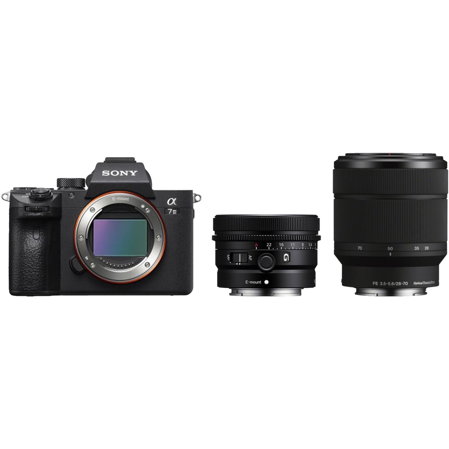 Sony Alpha 7 III mit FE 28-70mm F3.5-5.6 OSS und FE 40mm F2.5 G