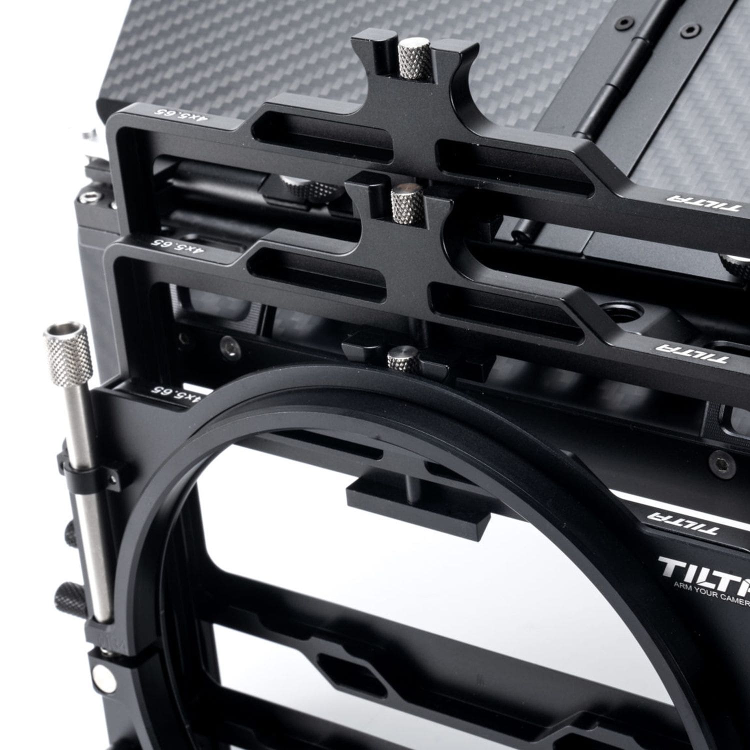 Tilta MB-T12-M80 4×5,65 Kohlefaser-Mattbox (zum Anklammern) mit Einzelunterstützung 80 mm Schwarz