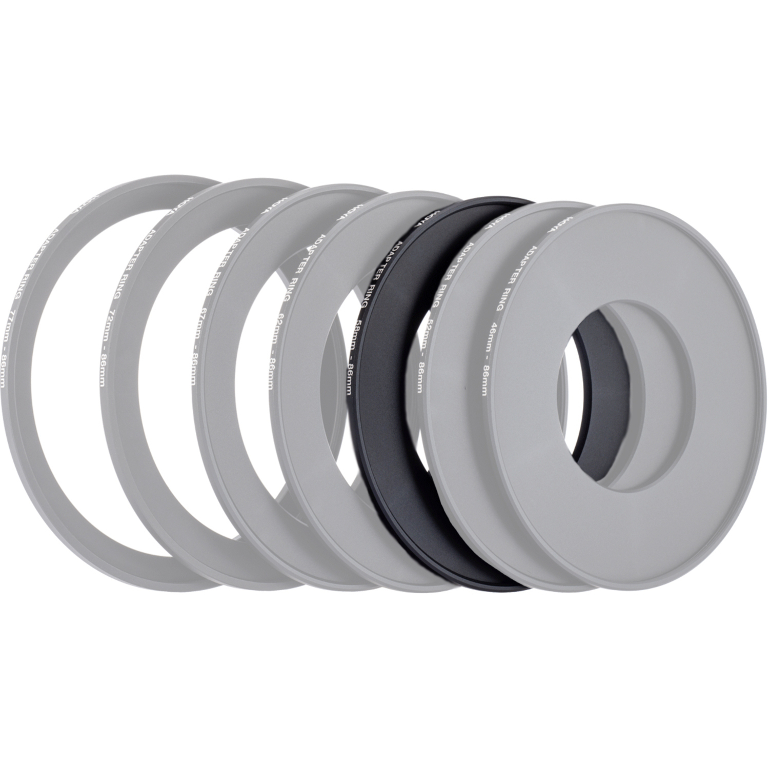 Hoya SQ100 Adapterring 58mm - 86mm