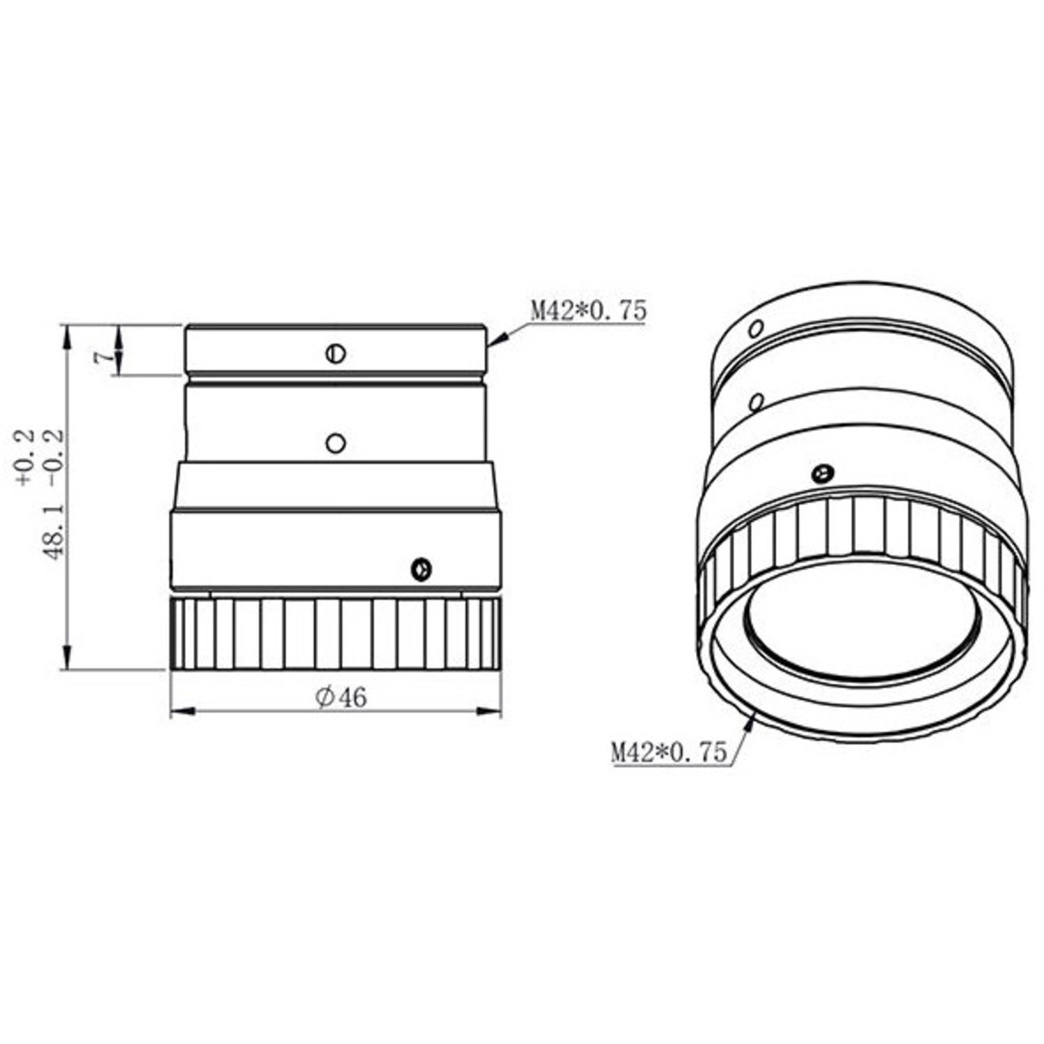 ZWO Okularauszug Helical Auszug 1,25