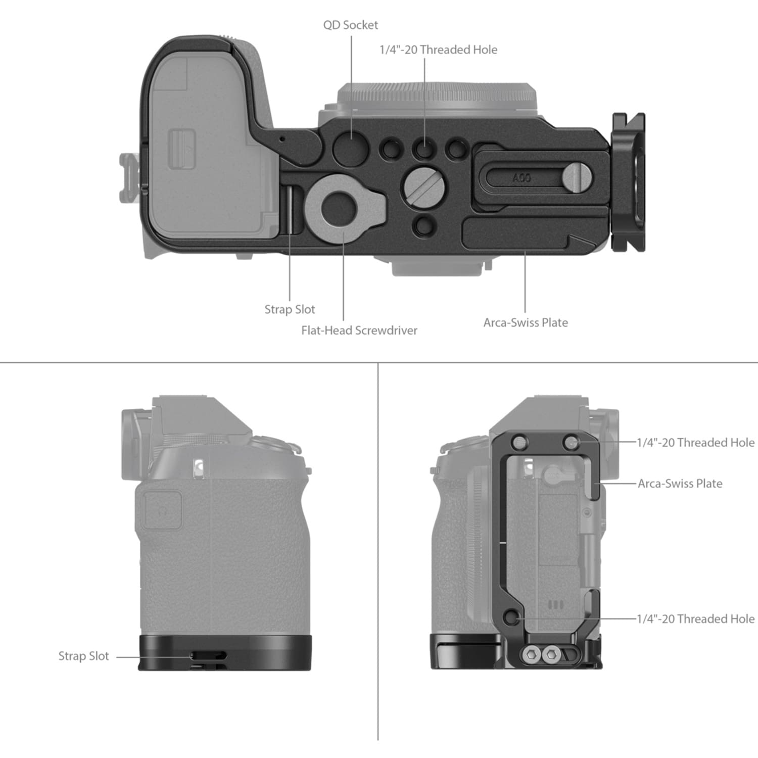 SmallRig 4231 L-Bracket für Fujifilm X-S20