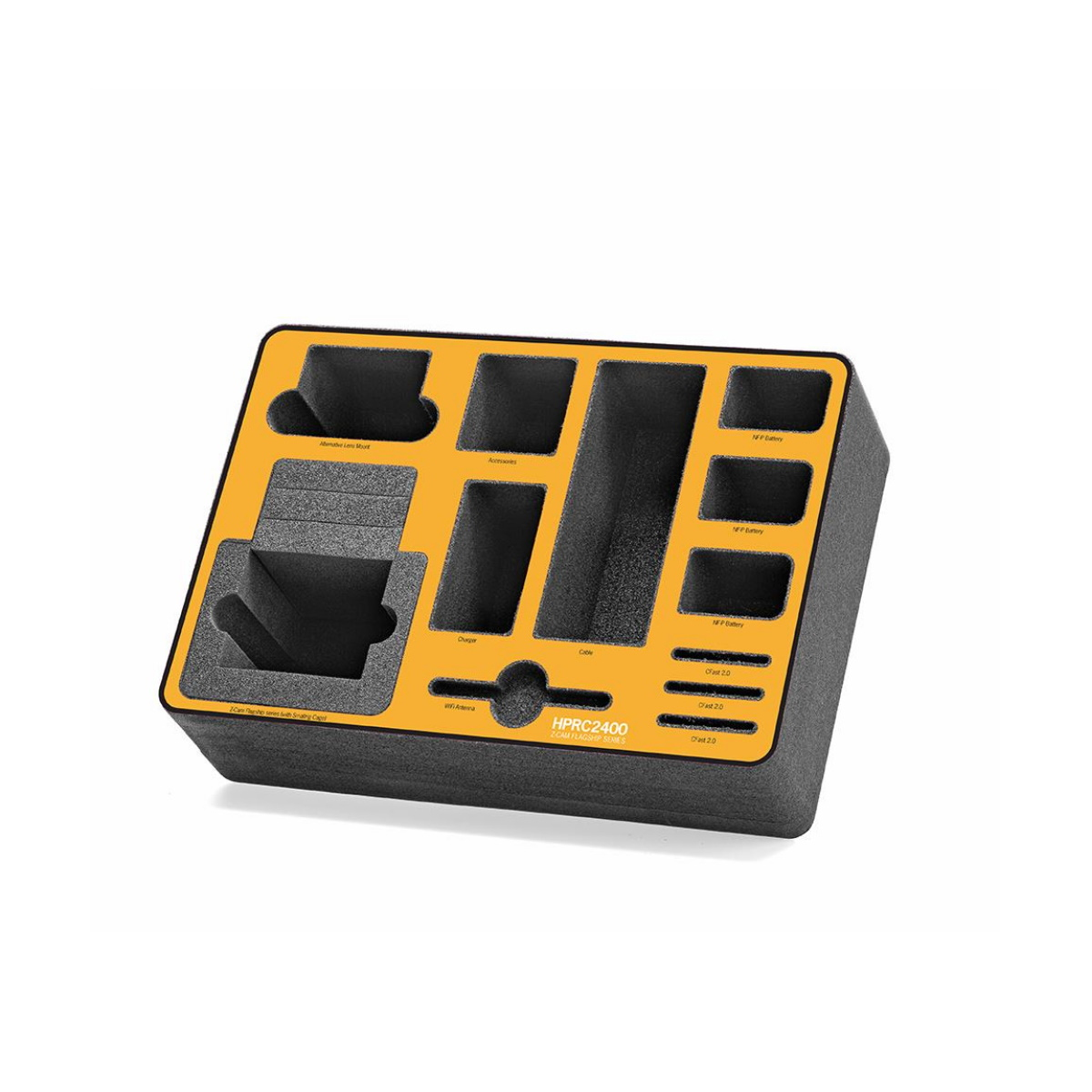 HPRC Schaumstoffeinlage-Set für Z CAM E2-F6 Full Frame 6K Cinema Camera für HPRC2400 Koffer
