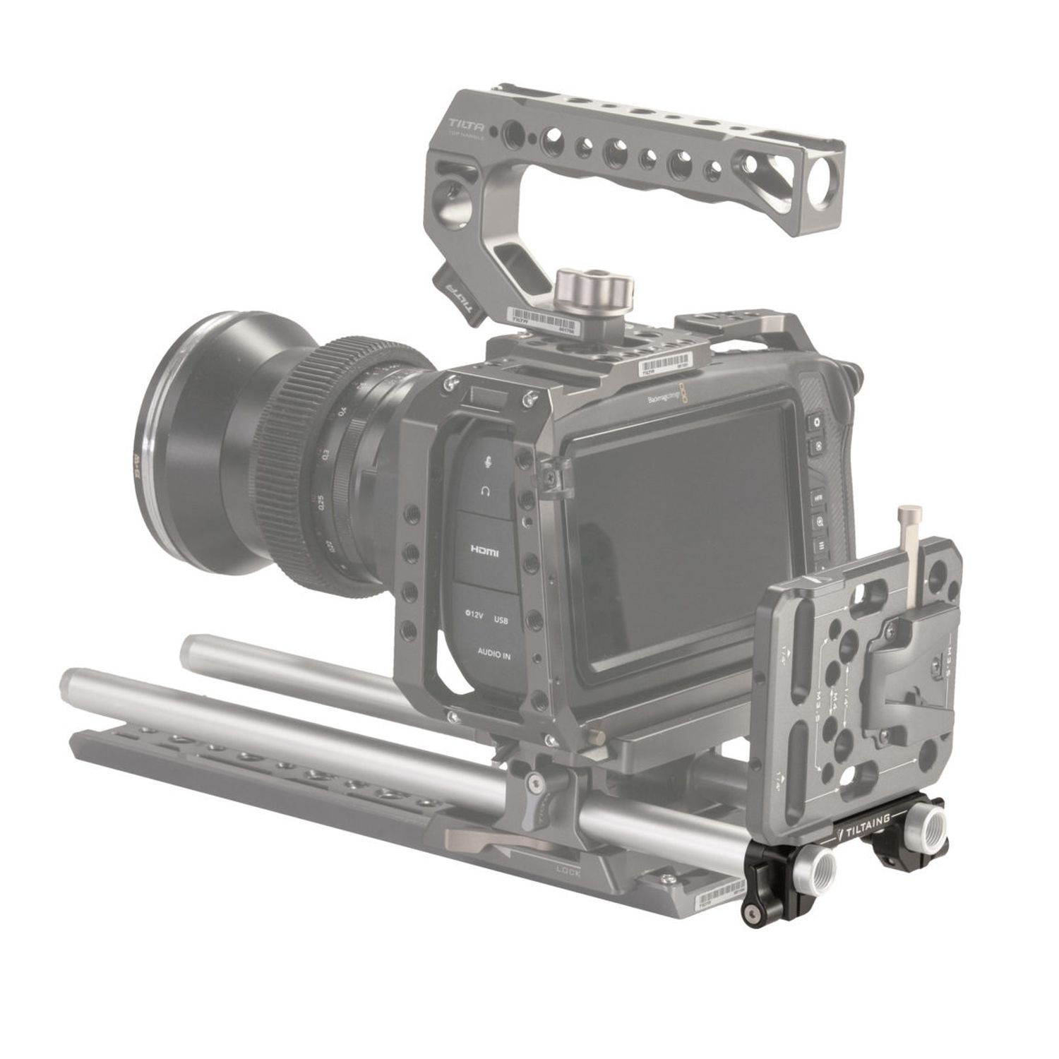 Tilta TA-MBP-RA Stabadapter für Mini/Pocket V-Mount Batterieplatte