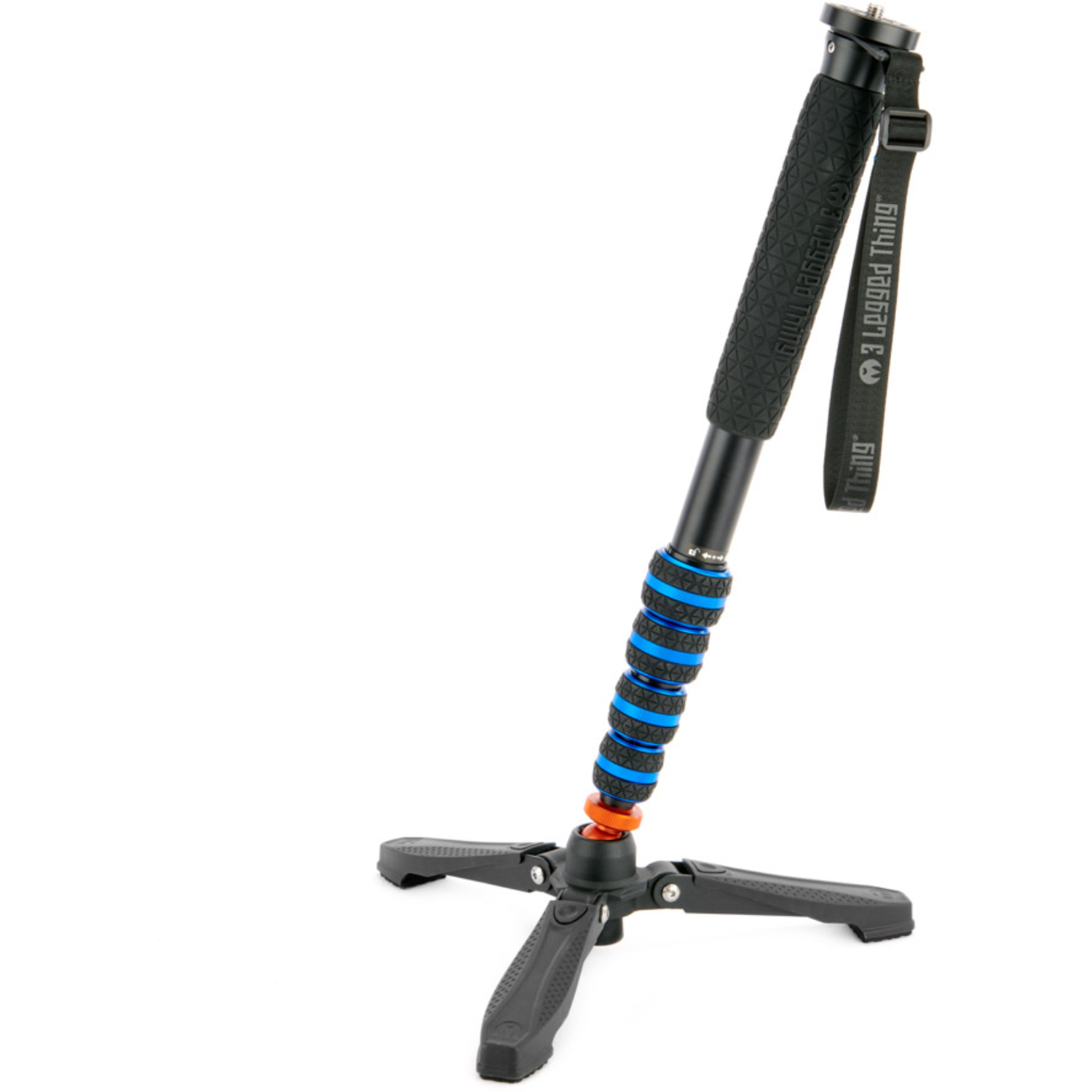 3 Legged Thing Punks Taylor 2.0 Einbeinstativ mit Docz-Fußstabilisator Blue