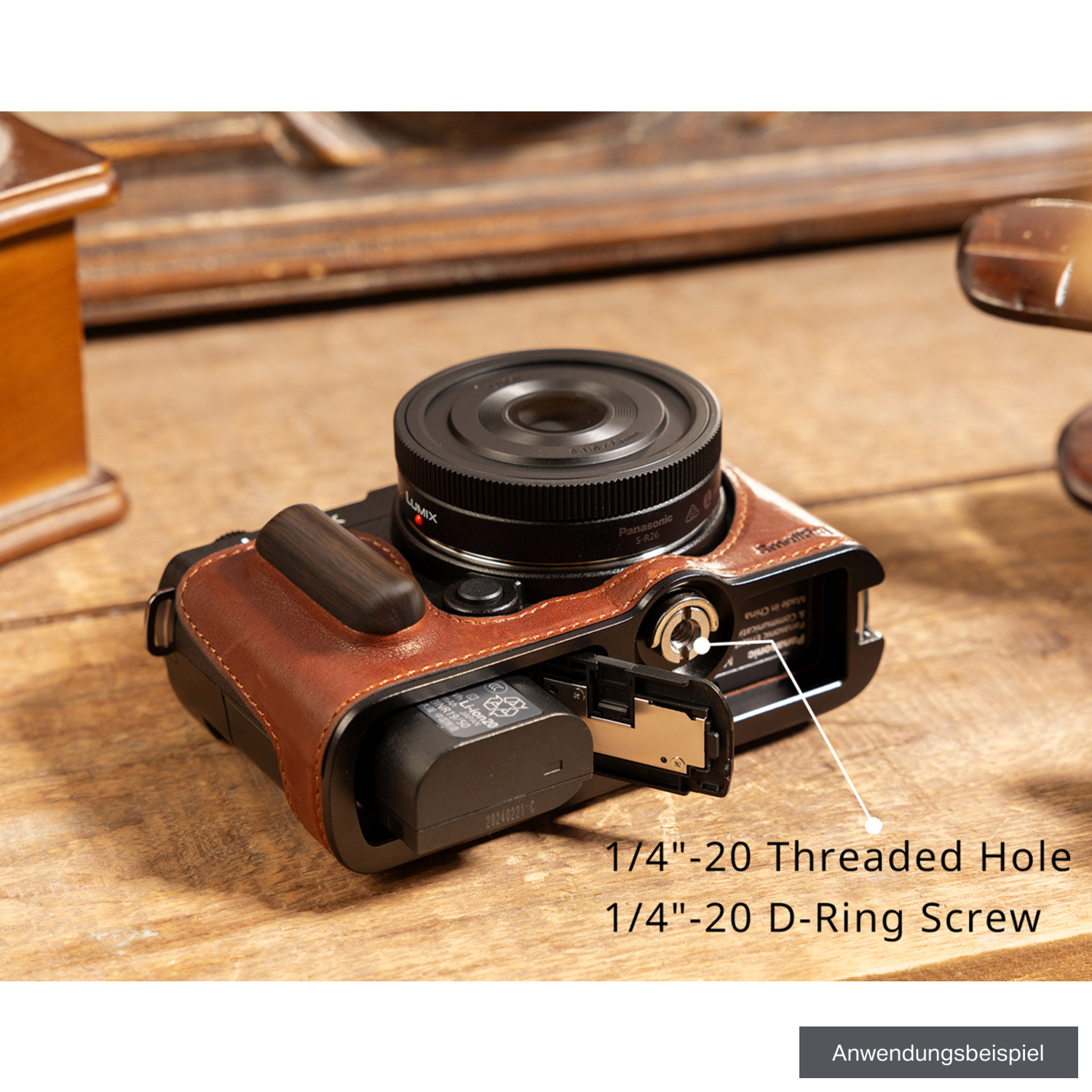 SmallRig Halbledertasche 4703 für Panasonic Lumix S9