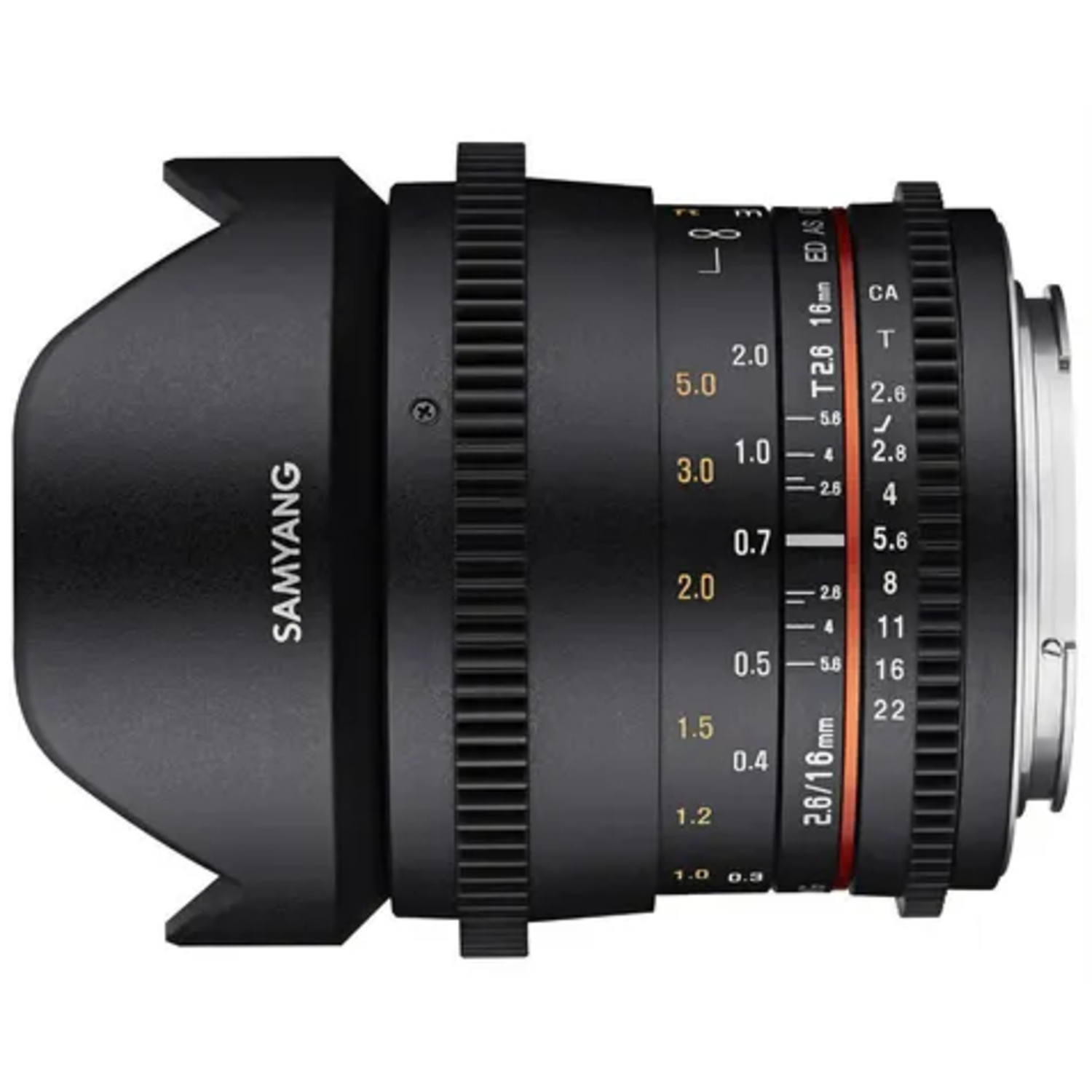 Samyang 16mm T2.6 VDSLR ED AS UMC FT