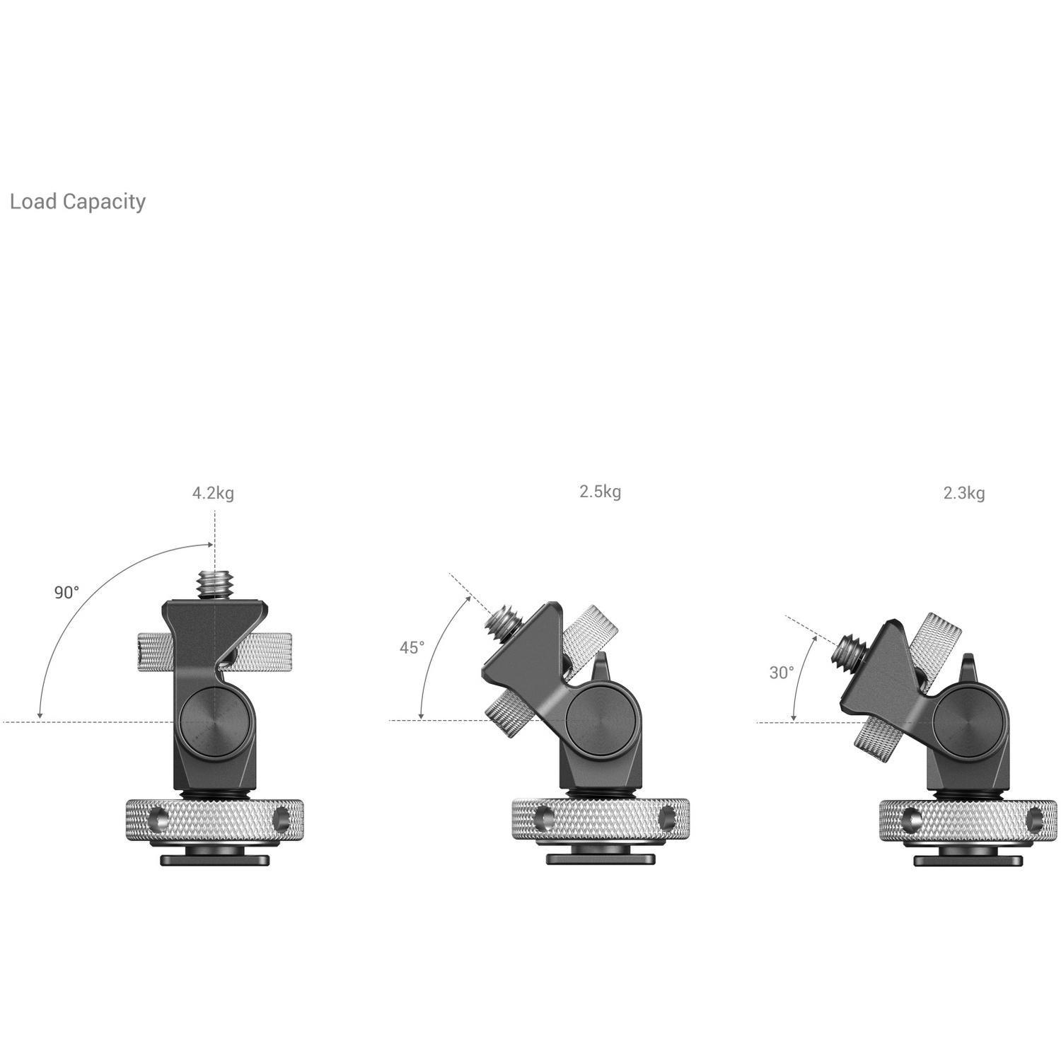 SmallRig Schwenk- und neigbare Monitorhalterung mit Cold Shoe Halterung 2905B