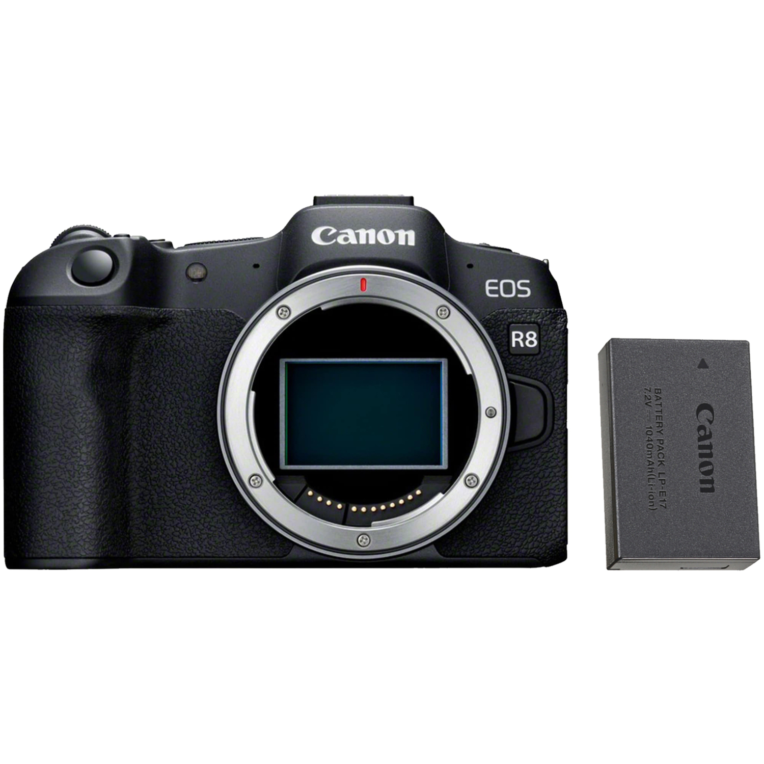 Canon EOS R8 mit zusätzlichem Akku LP-E17