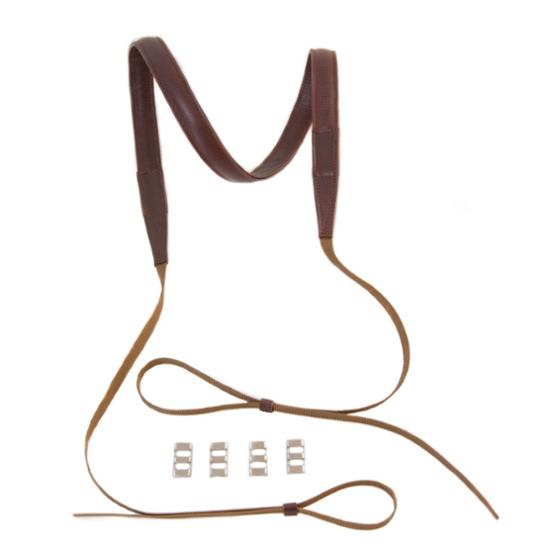 compagnon Kameragurt the strap braun