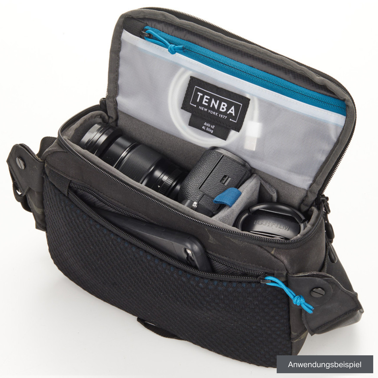 Tenba Axis v2 4L Sling Bag MultiCam, Schwarz