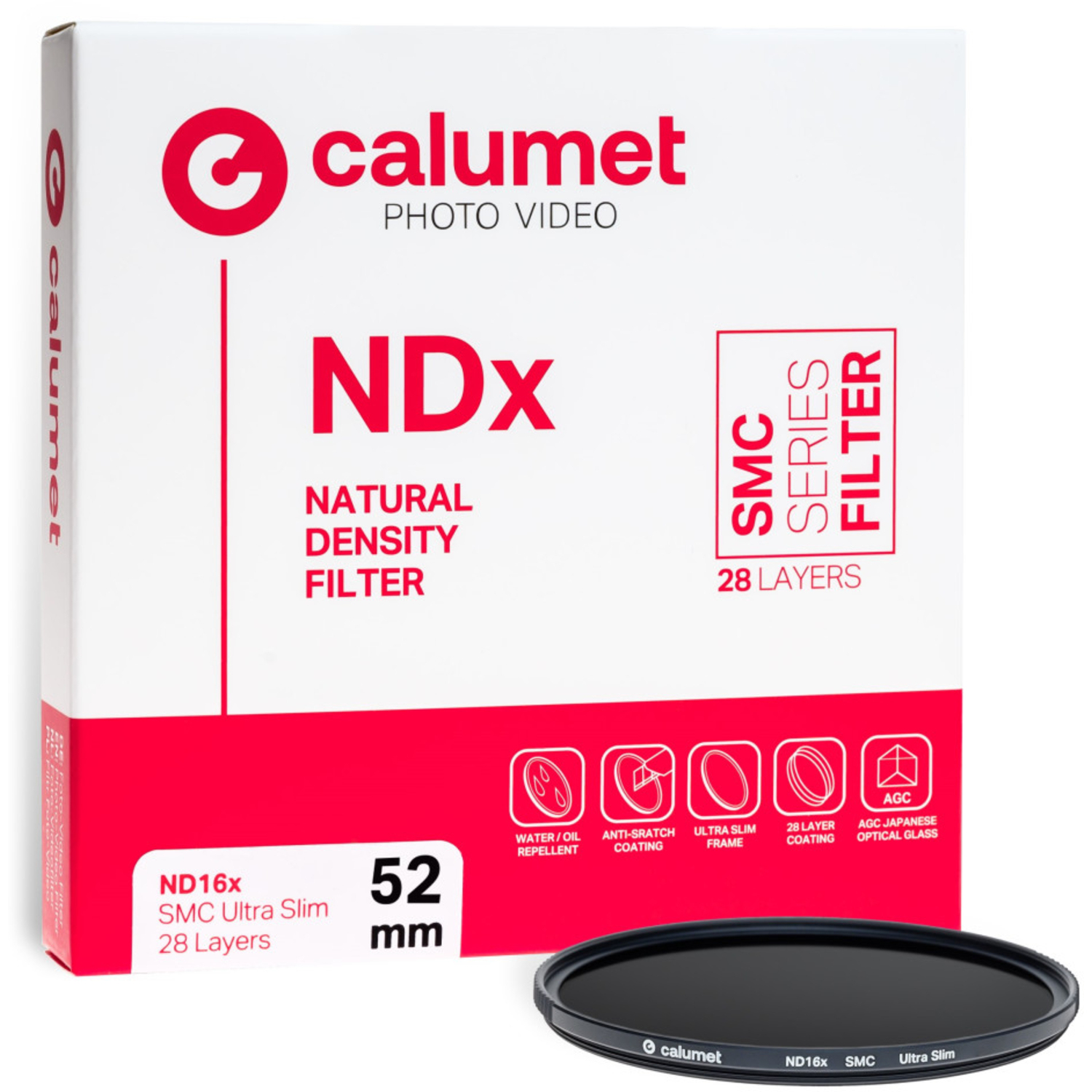 Calumet Graufilter ND16x SMC Ultra Slim 52mm
