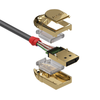 Lindy DisplayPort 1.2 Kabel, Gold Line, 5m