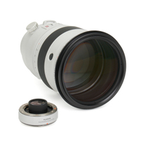 Fujifilm FUJINON XF 200mm F2 R LM OIS WR mit Telekonverter FUJINON XF 1.4X TC F2 WR gebraucht