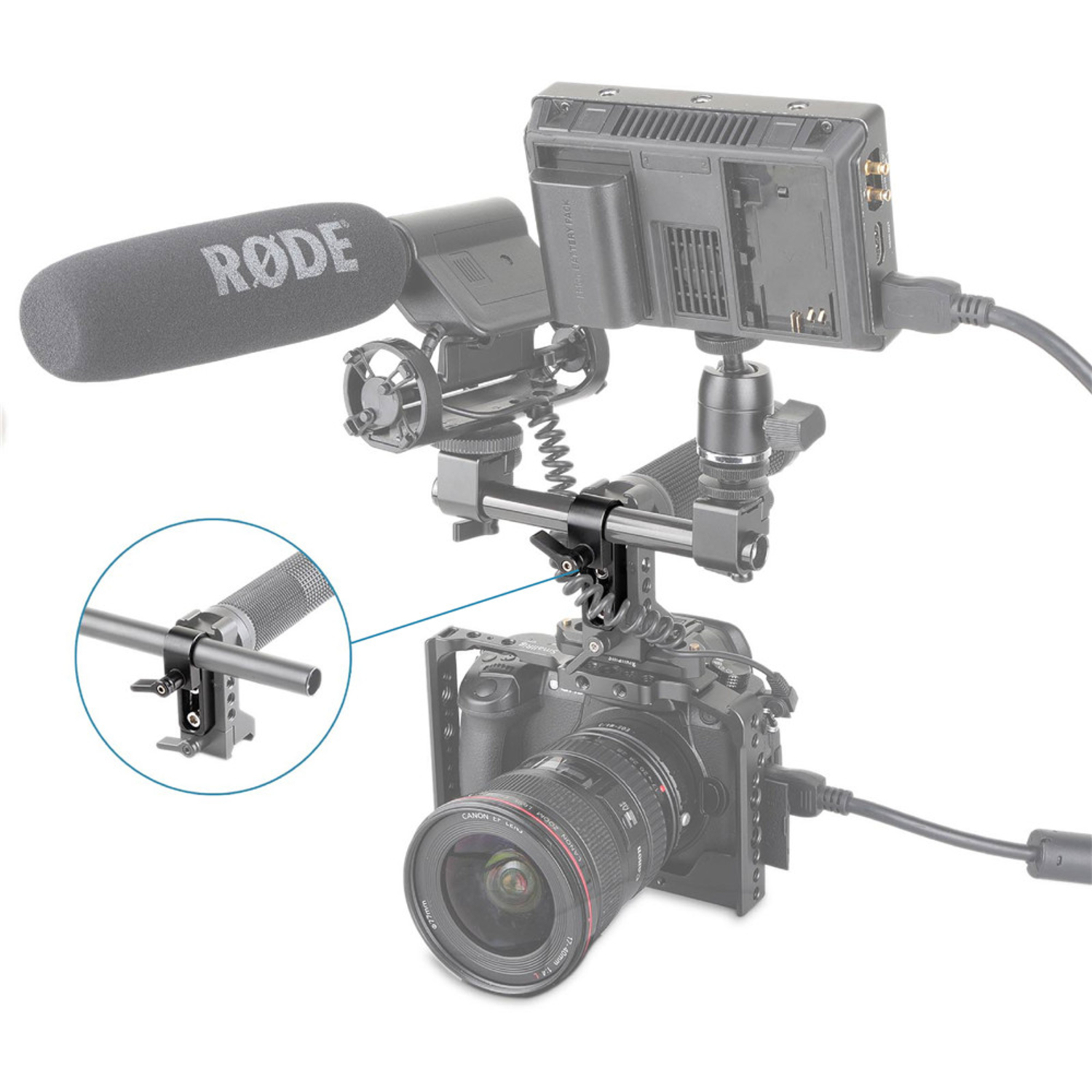 SmallRig Einzel 15mm Rail Clamp 1549